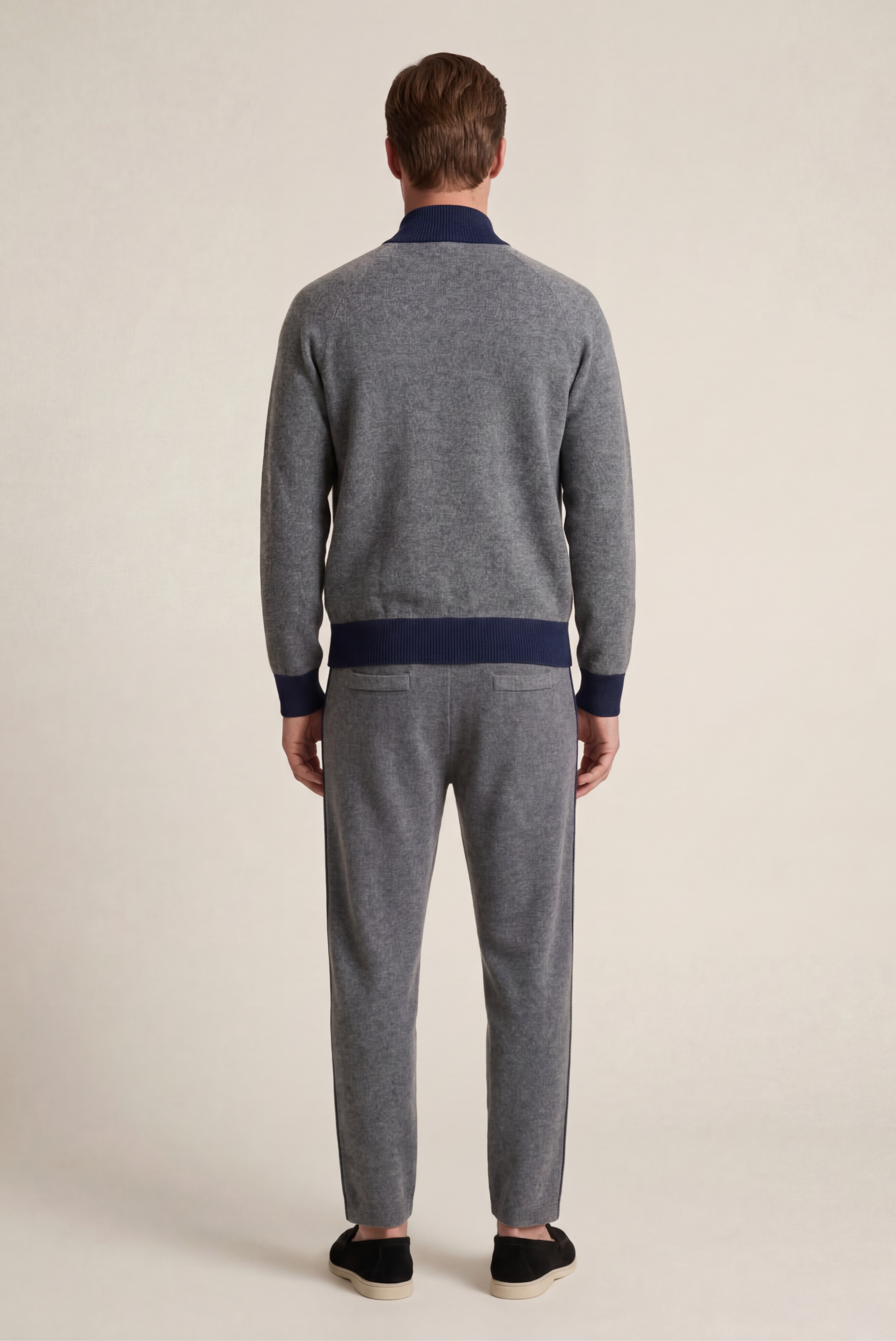 Navy Donati Cashmere Set