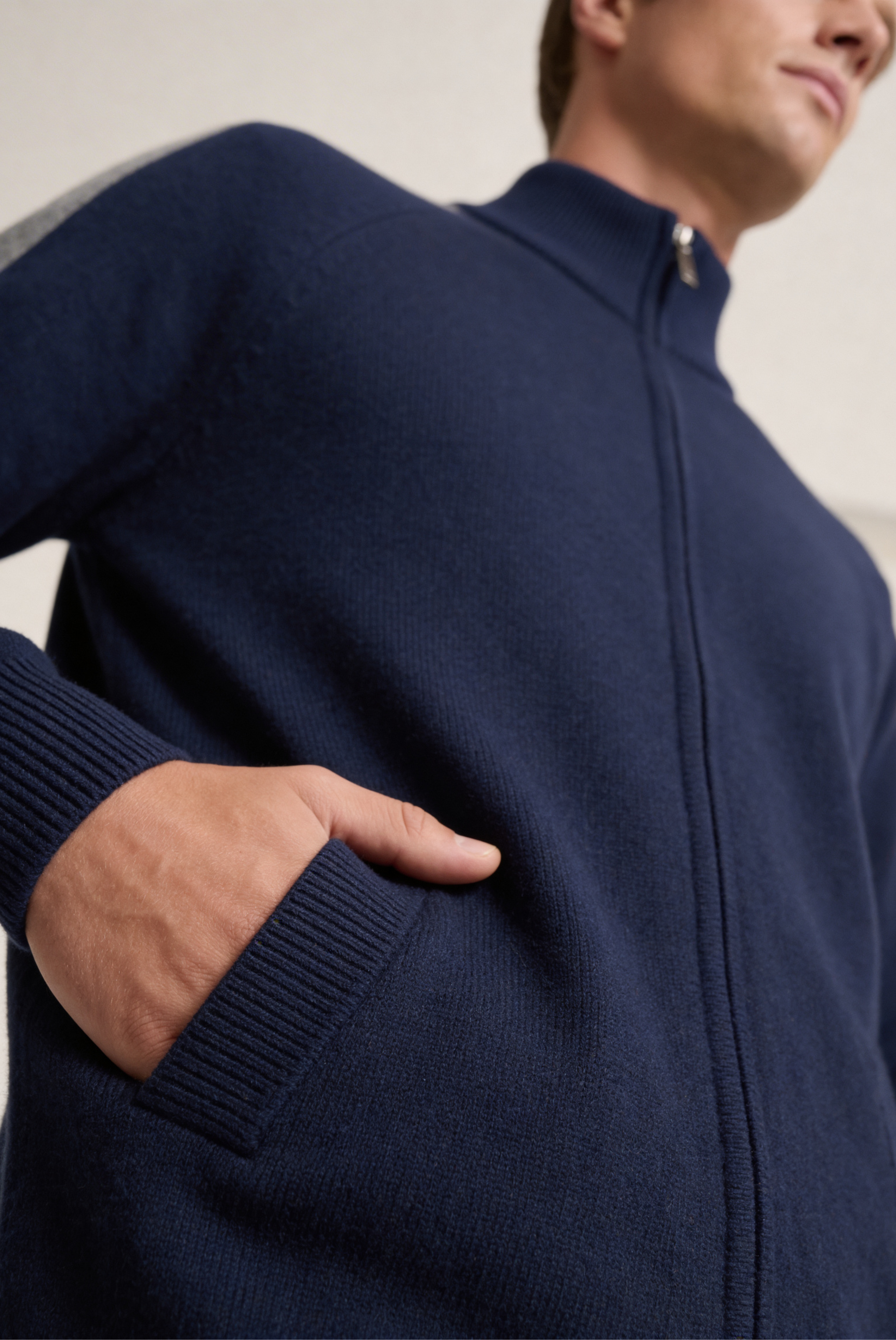 Navy Donati Cashmere Set