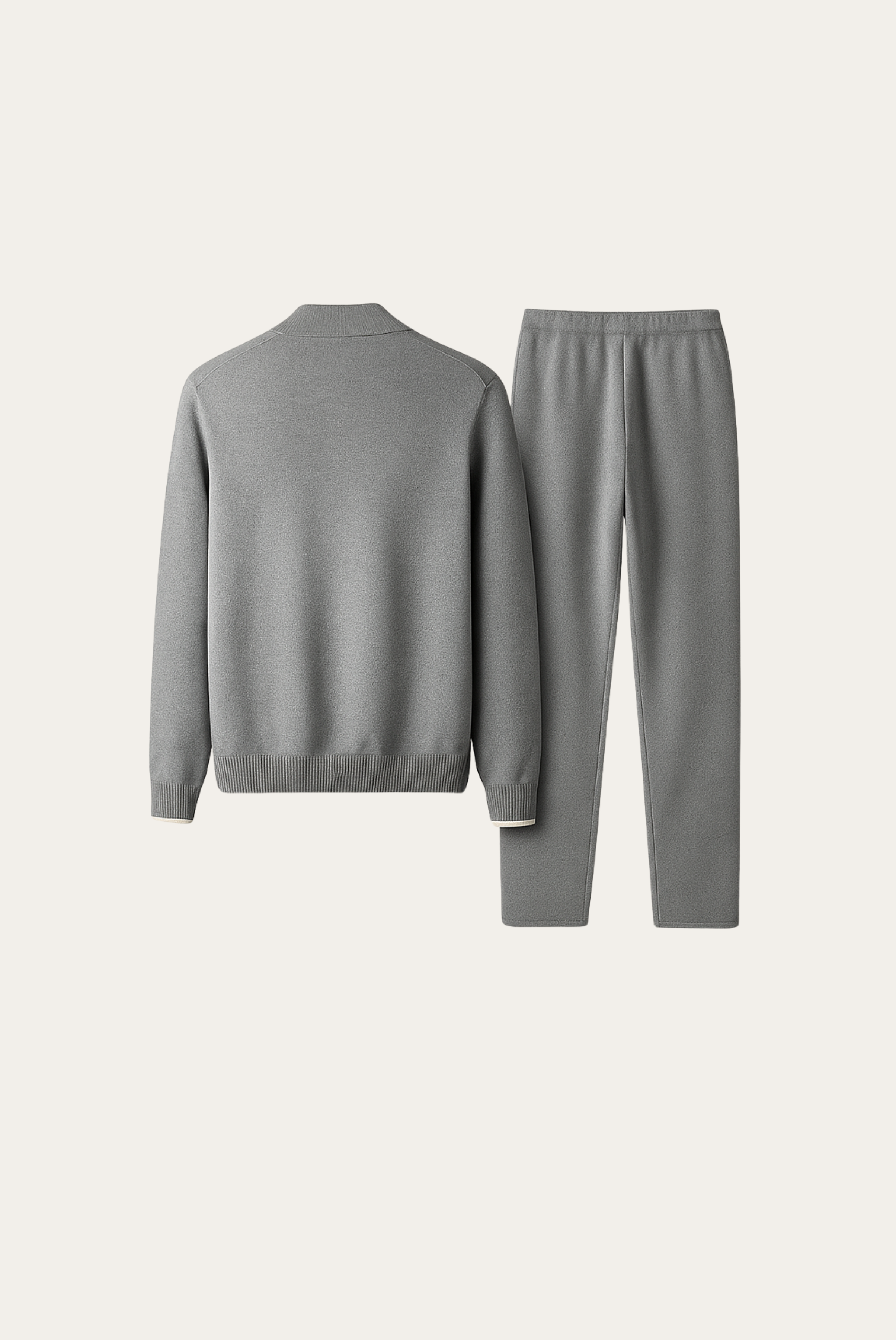 Graues Merino-Nocturne-Set