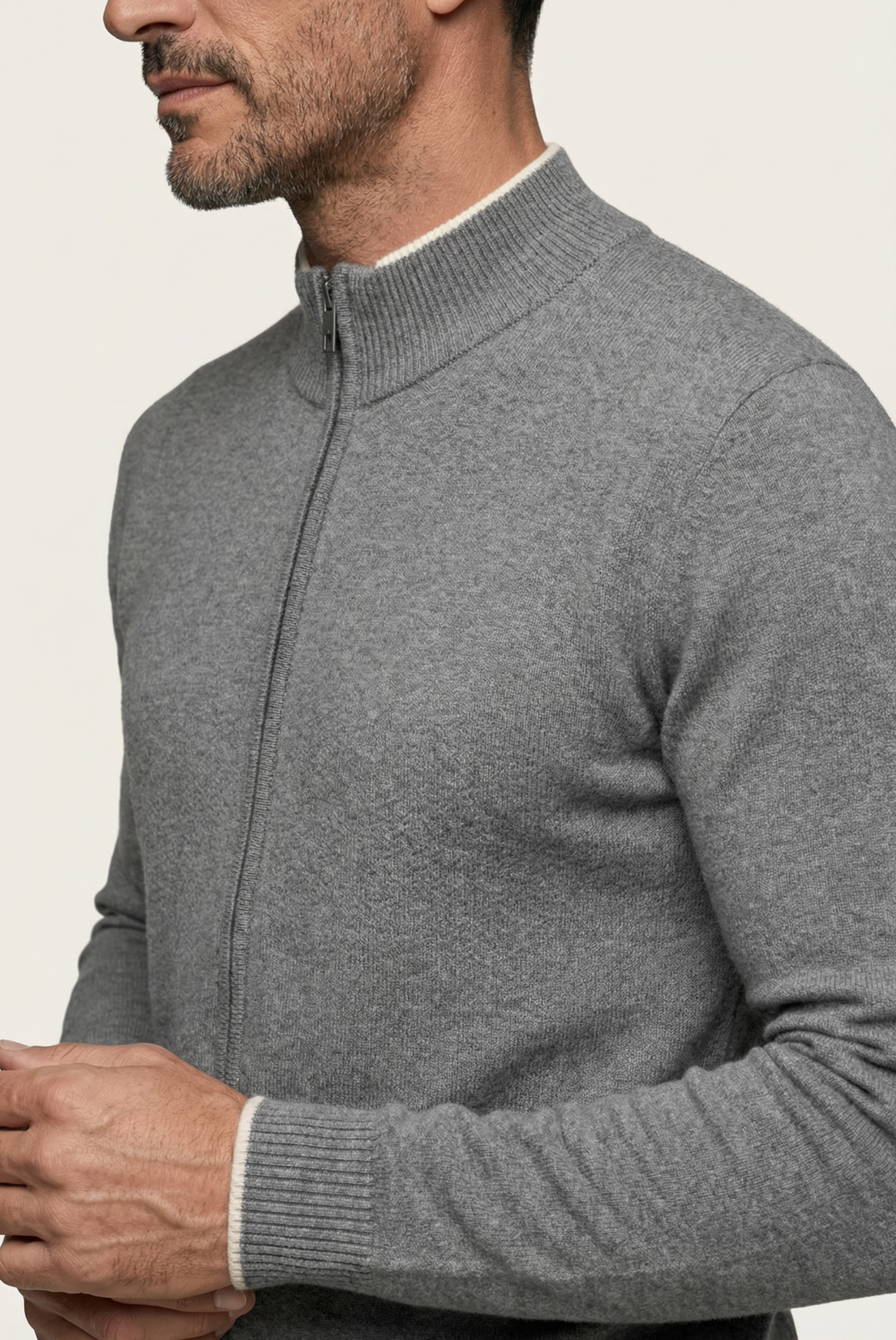 Graues Merino-Nocturne-Set