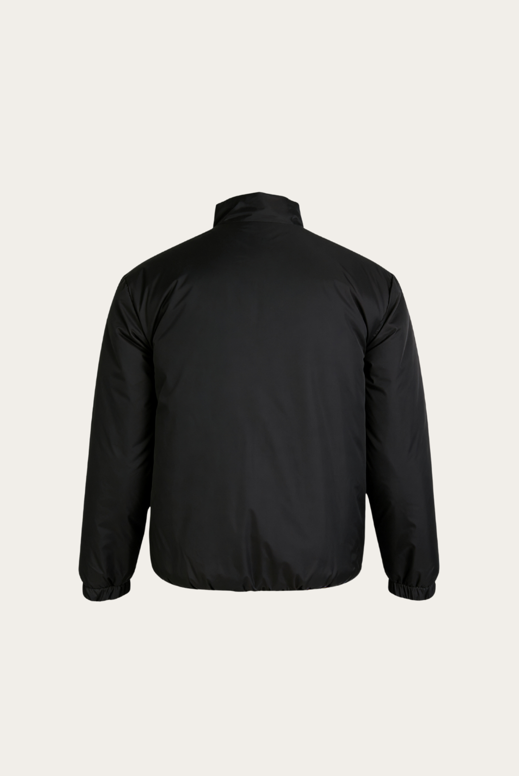 Schwarzer Windbreaker