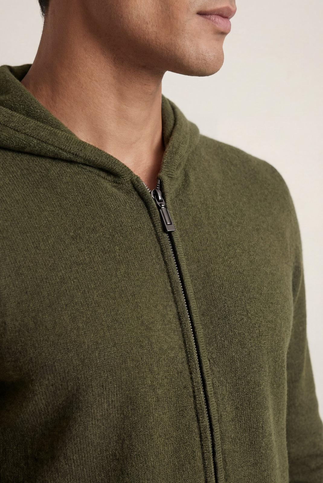 Olive Premium Cashmere Vest