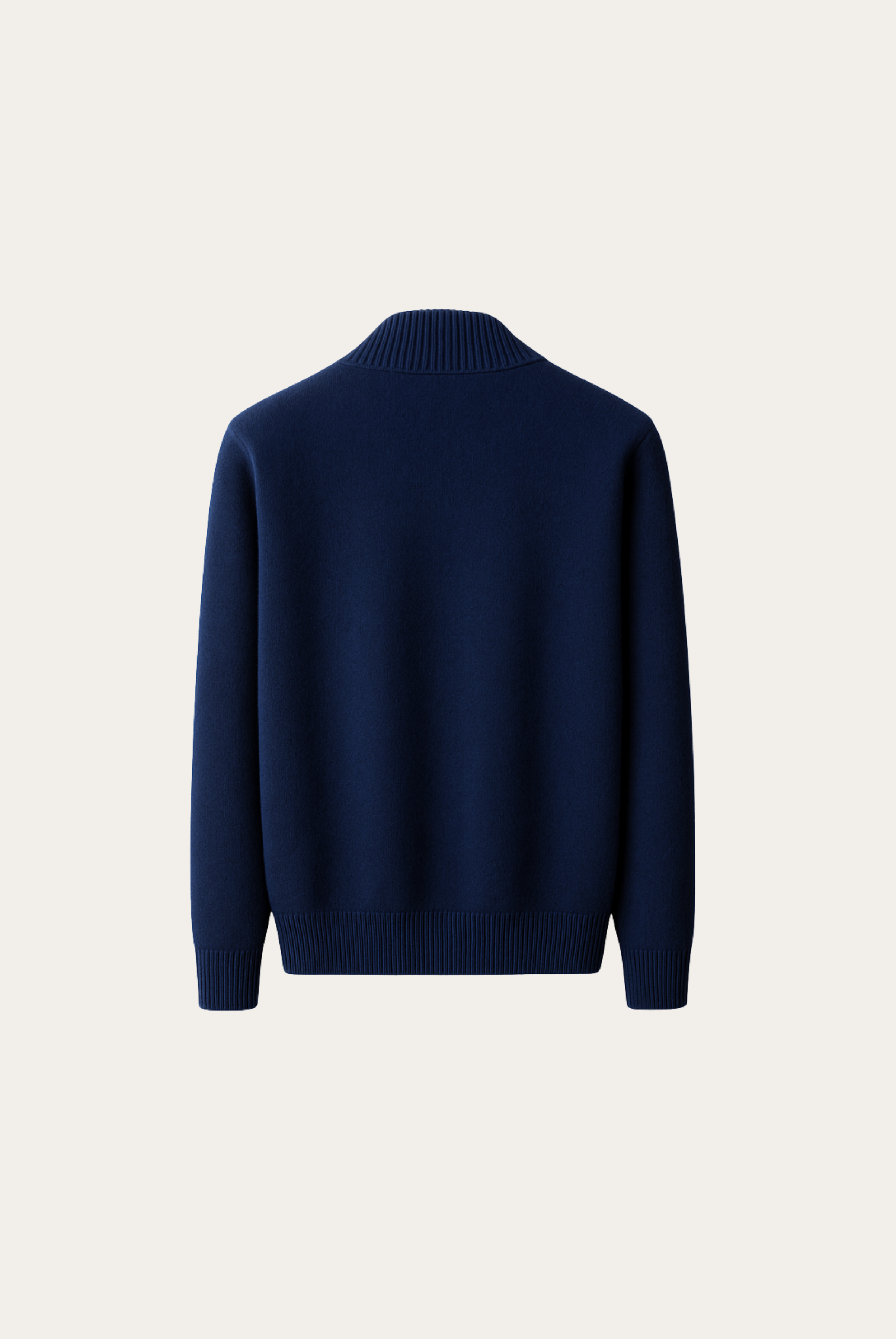 Navy Blue Cashmere Cardigan
