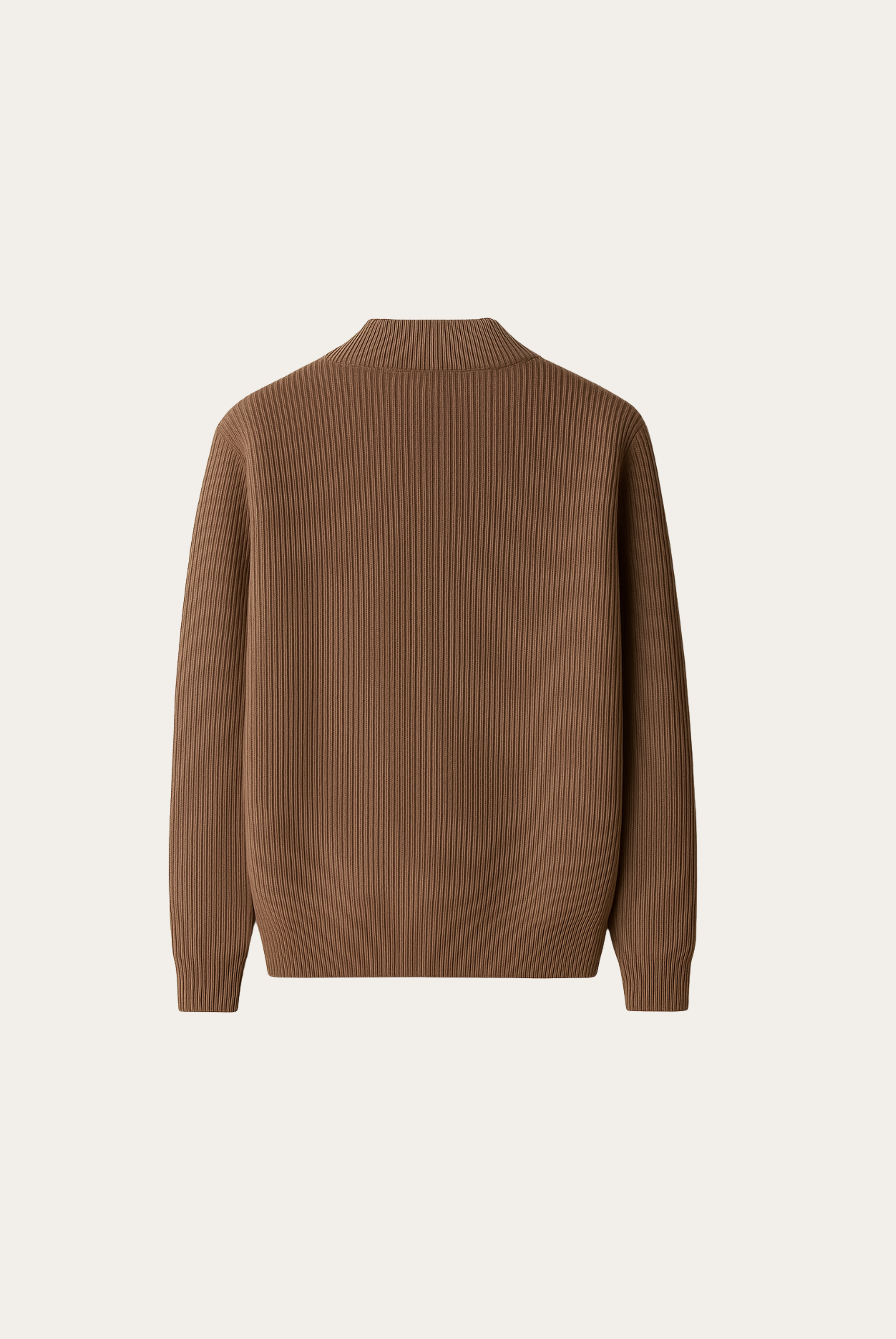 Brown Wool Cardigan