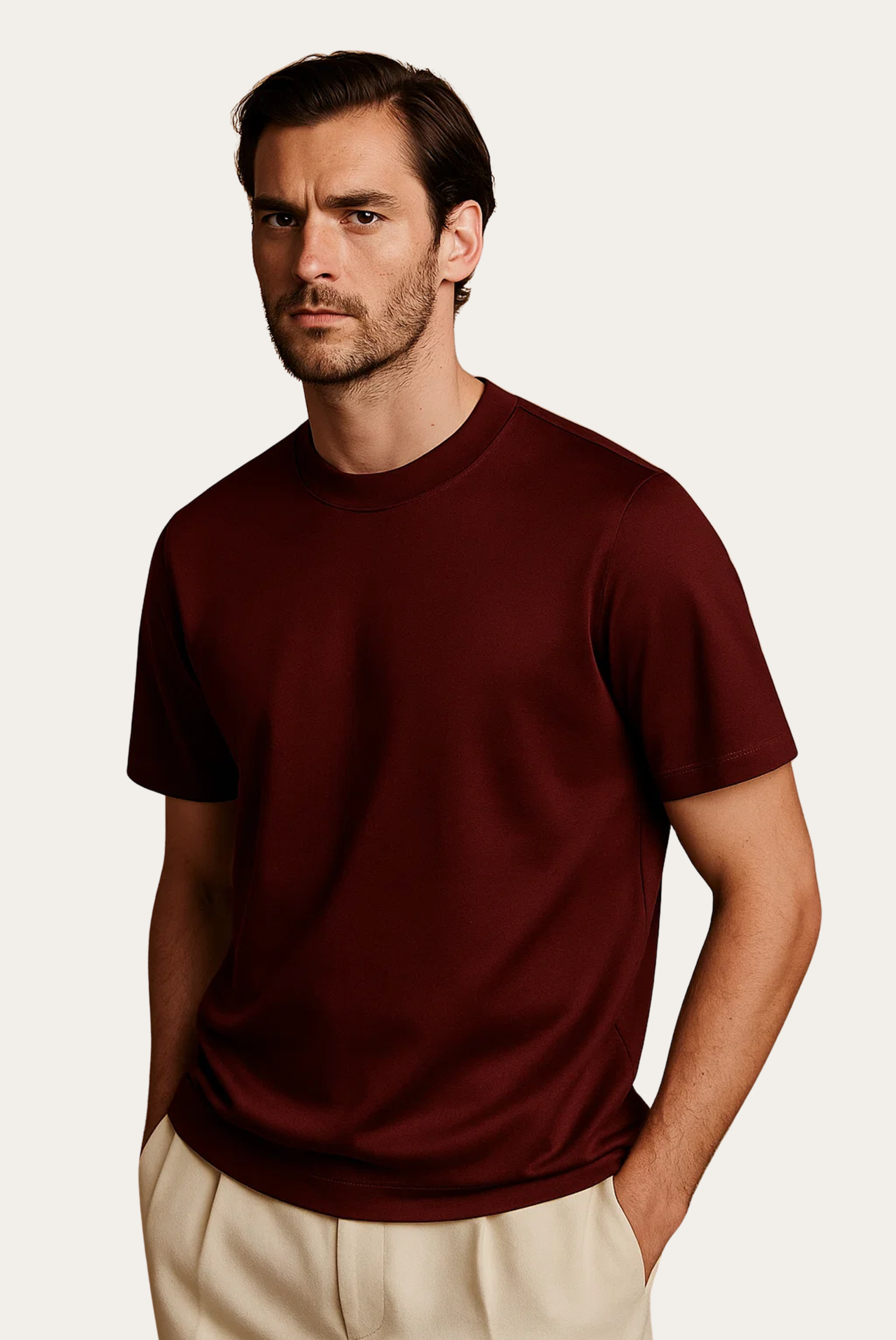 Burgundy Red Imperial Tee
