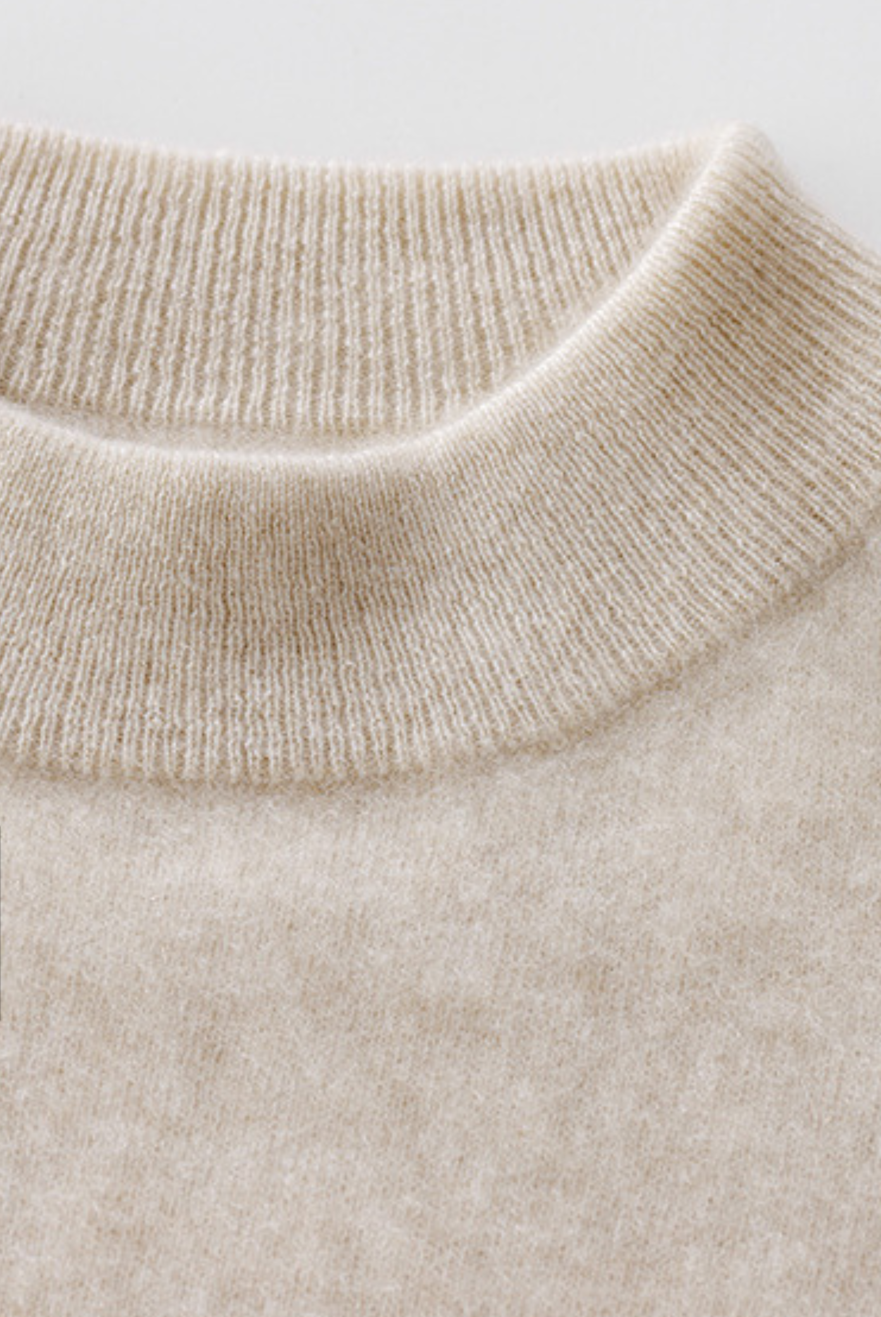 Creme Cashmere Crewneck