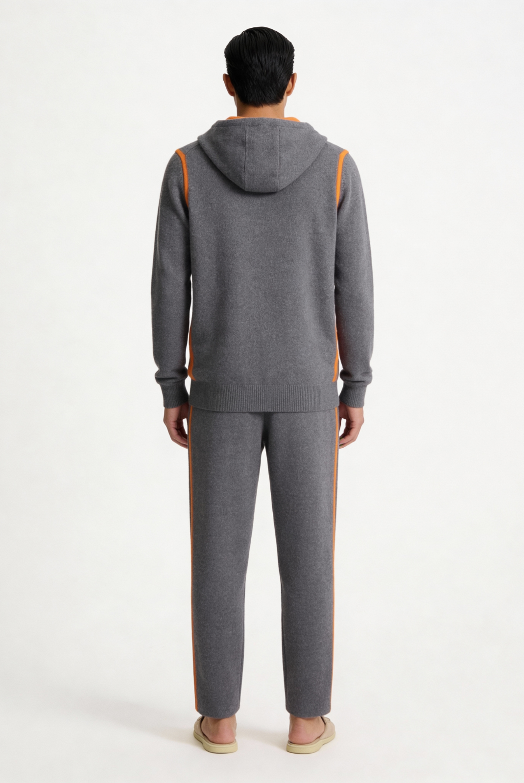 Deep Grey Dune Cashmere Set