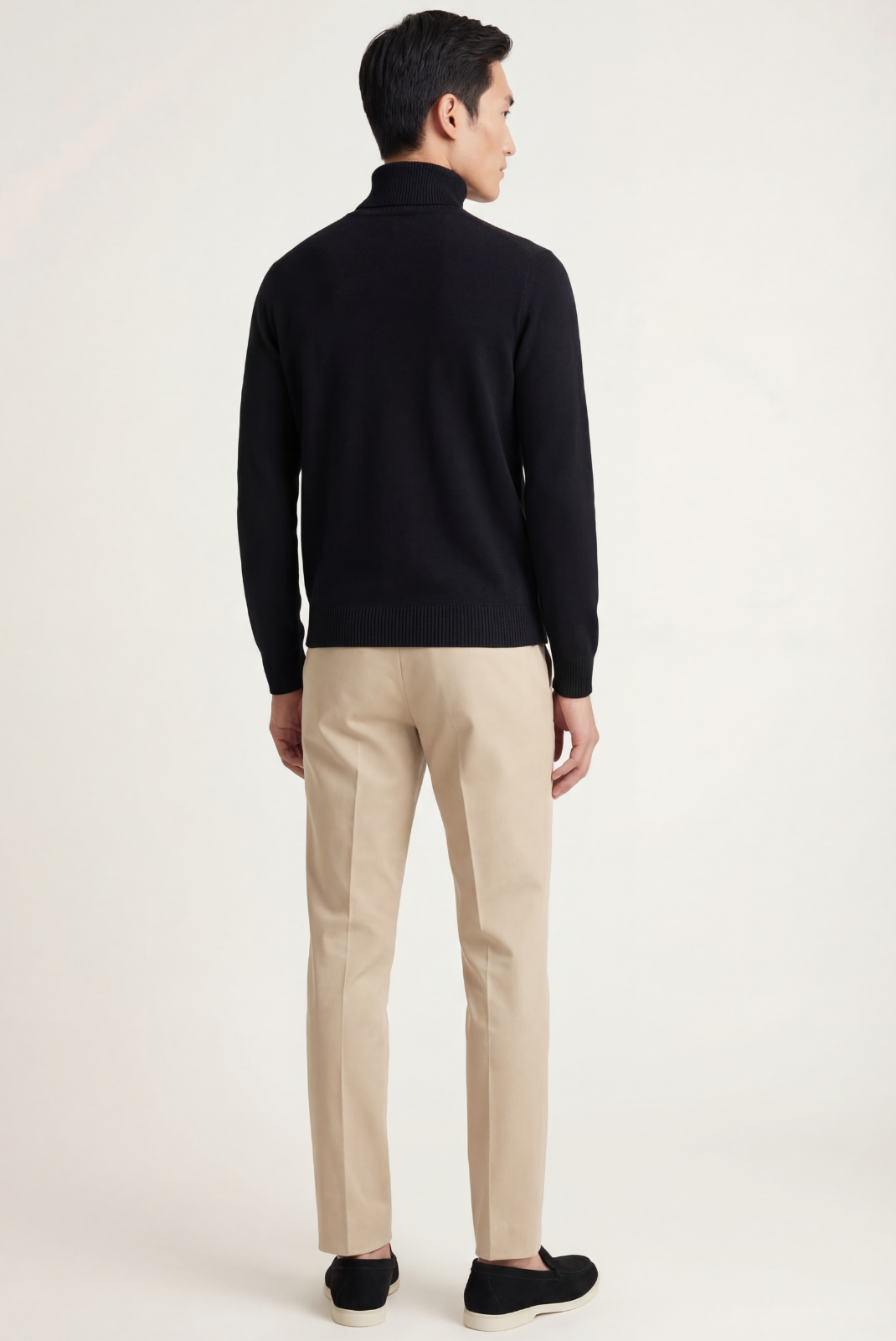 Black Cashmere Turtleneck