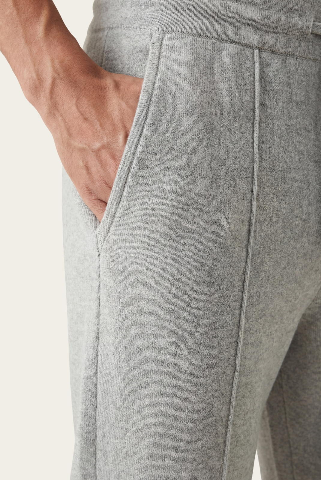 Light Grey Donati Wool Lounge