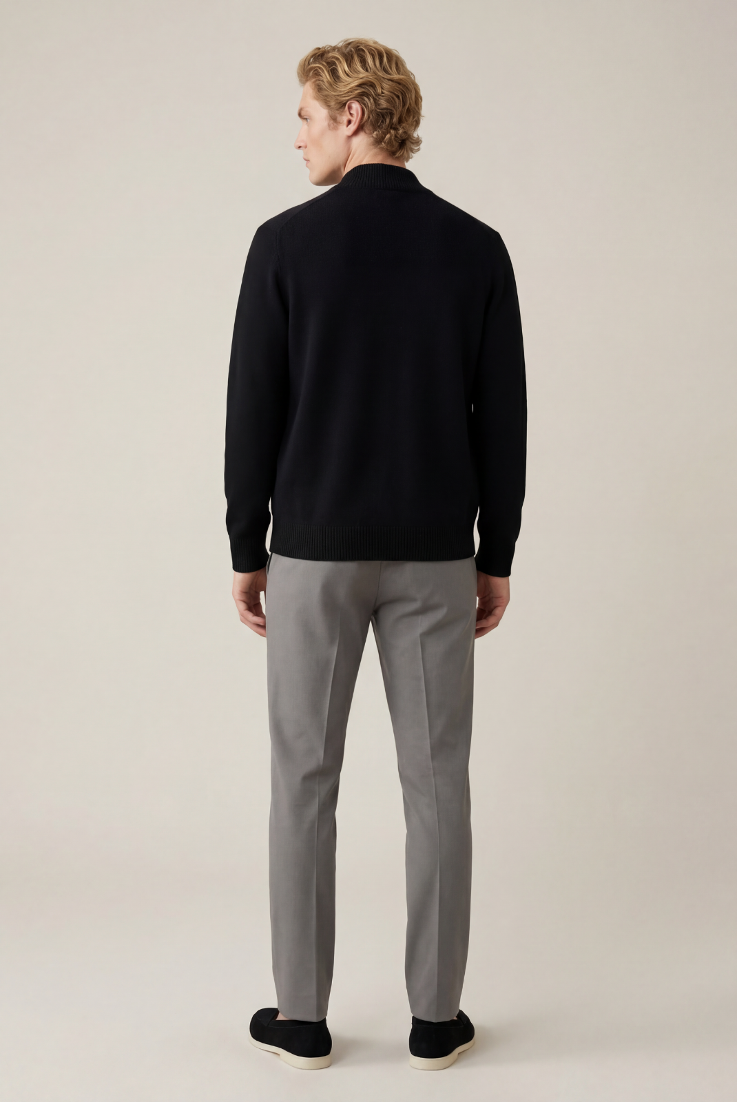 Black Cashmere Cardigan