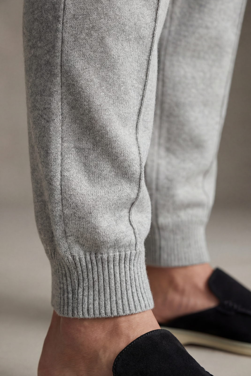 Light Grey Donati Wool Lounge