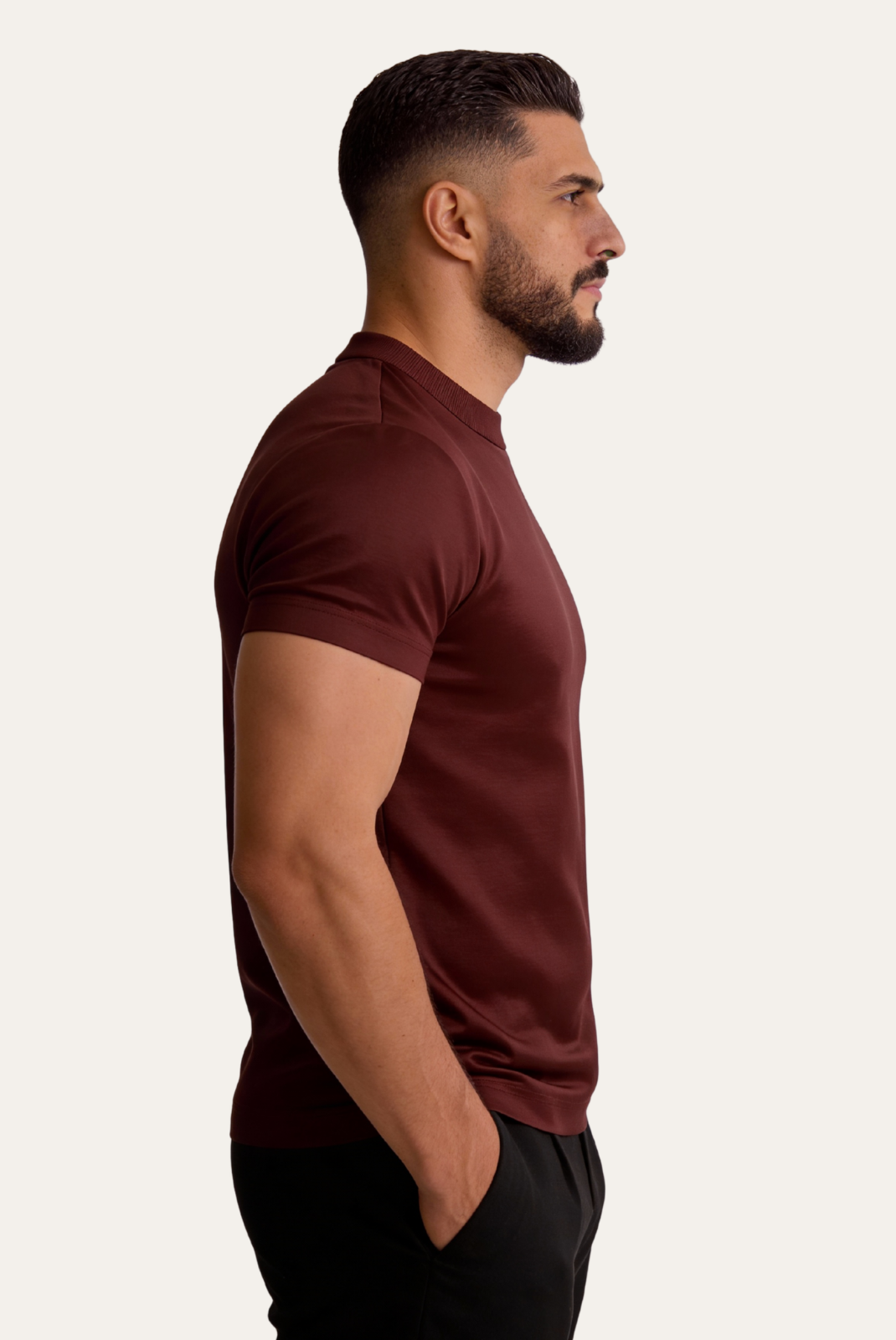 Burgundy Imperial Tee