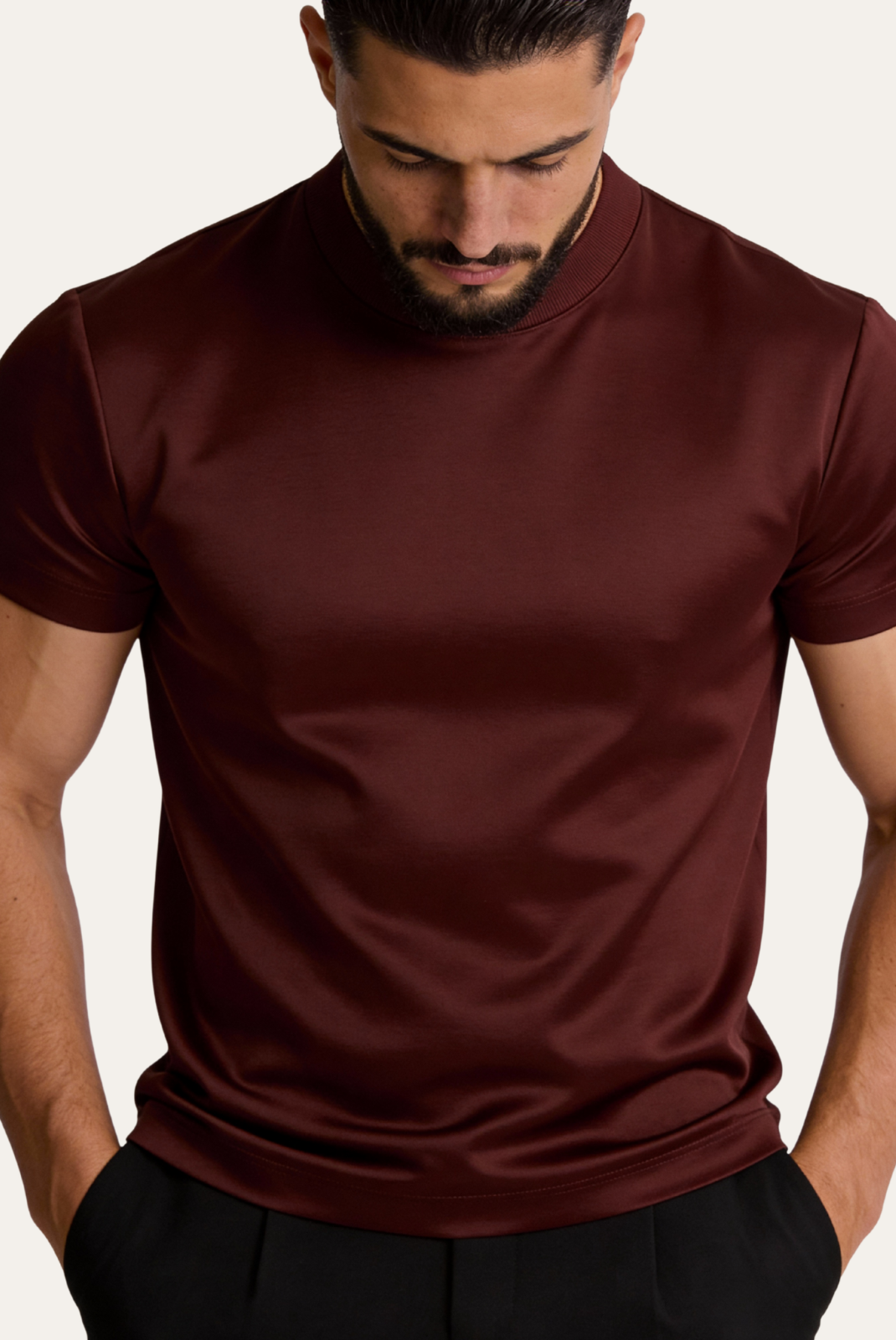Burgundy Imperial Tee