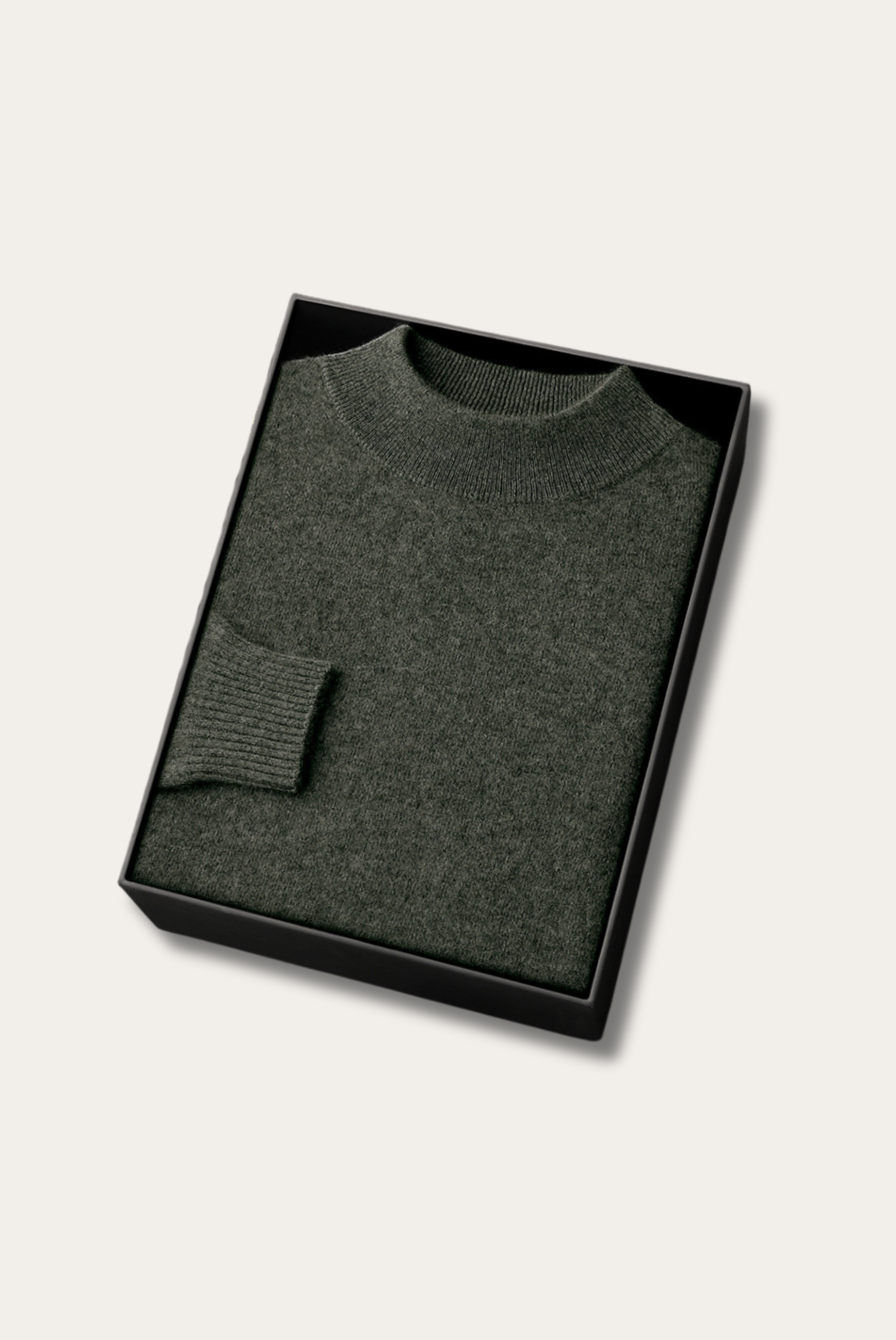 Army Green Cashmere Crewneck