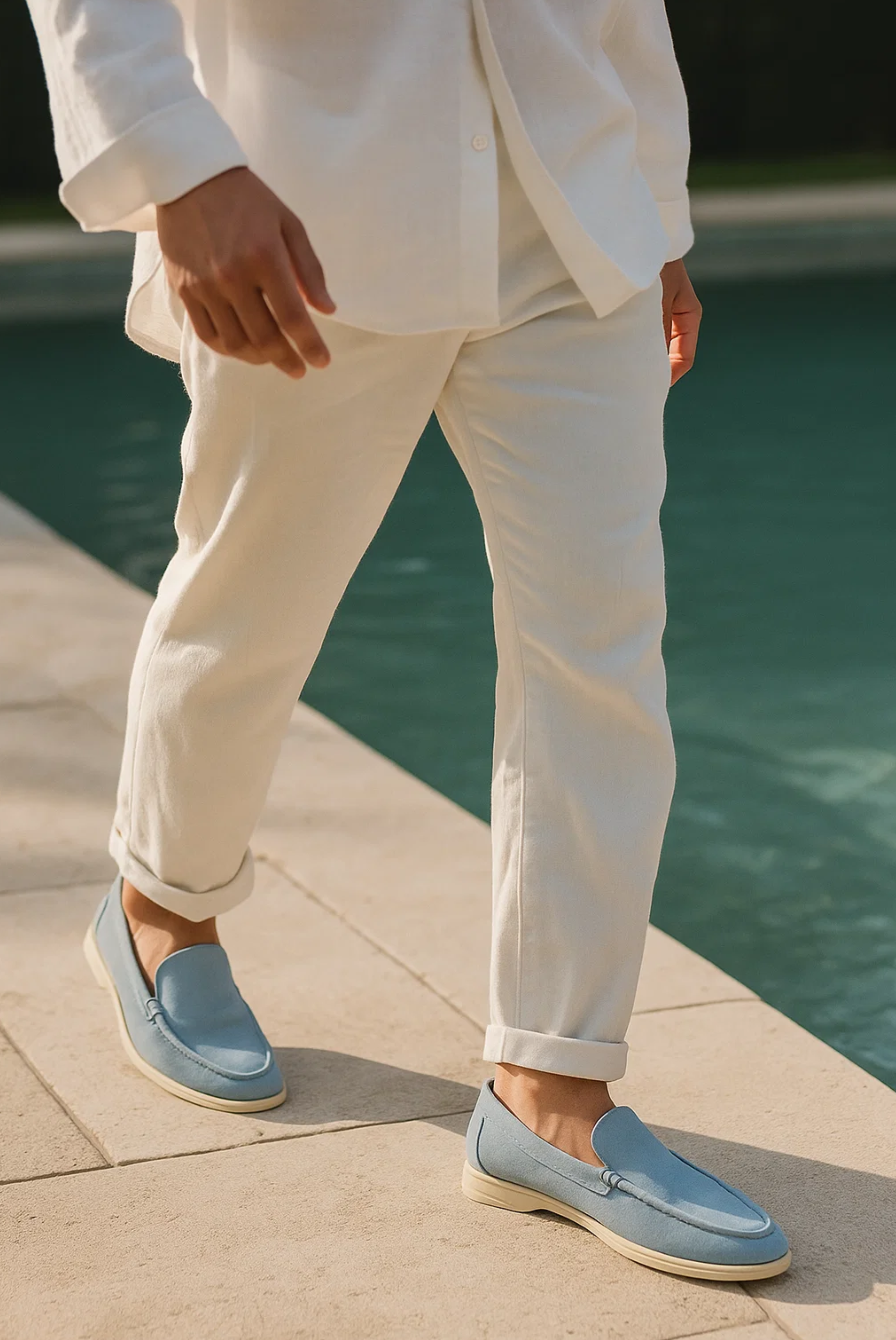 Baby Blue Donati Loafer