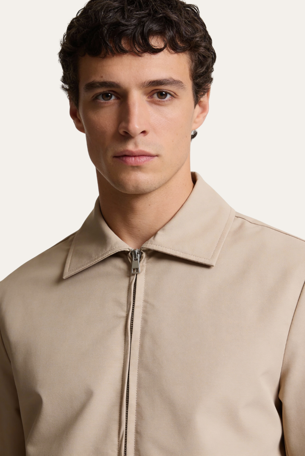 Light Beige Tech Suit