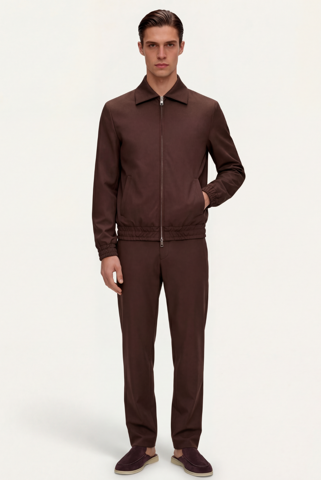 Copper Brown Tech Suit