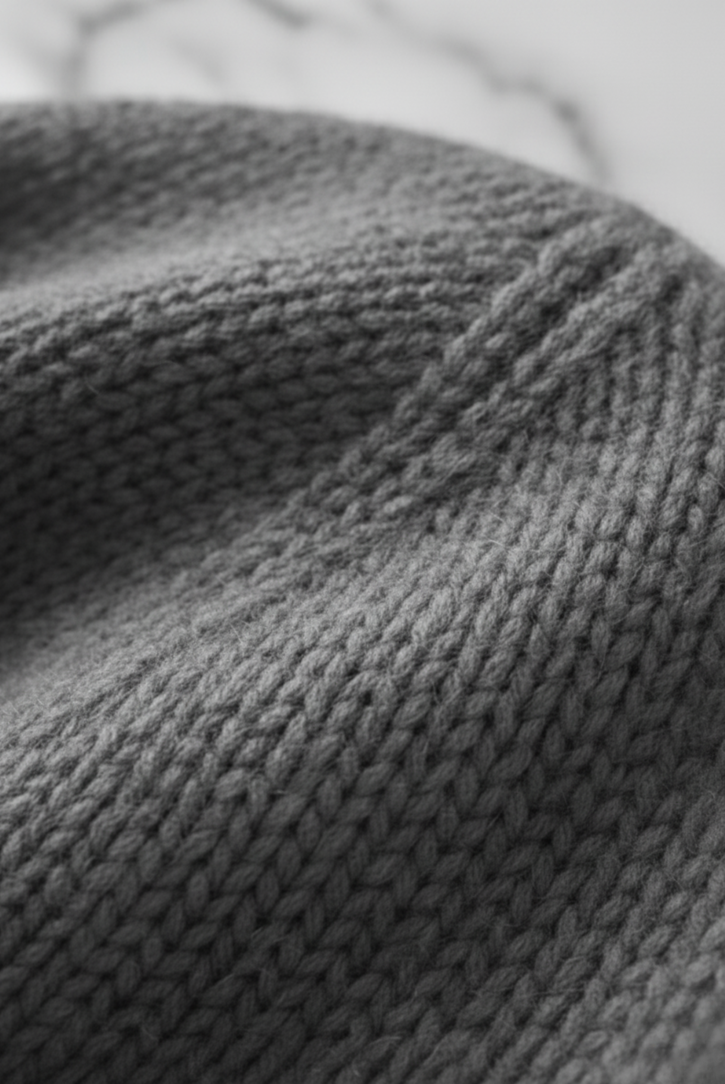 Grey Premium Cashmere Beanie