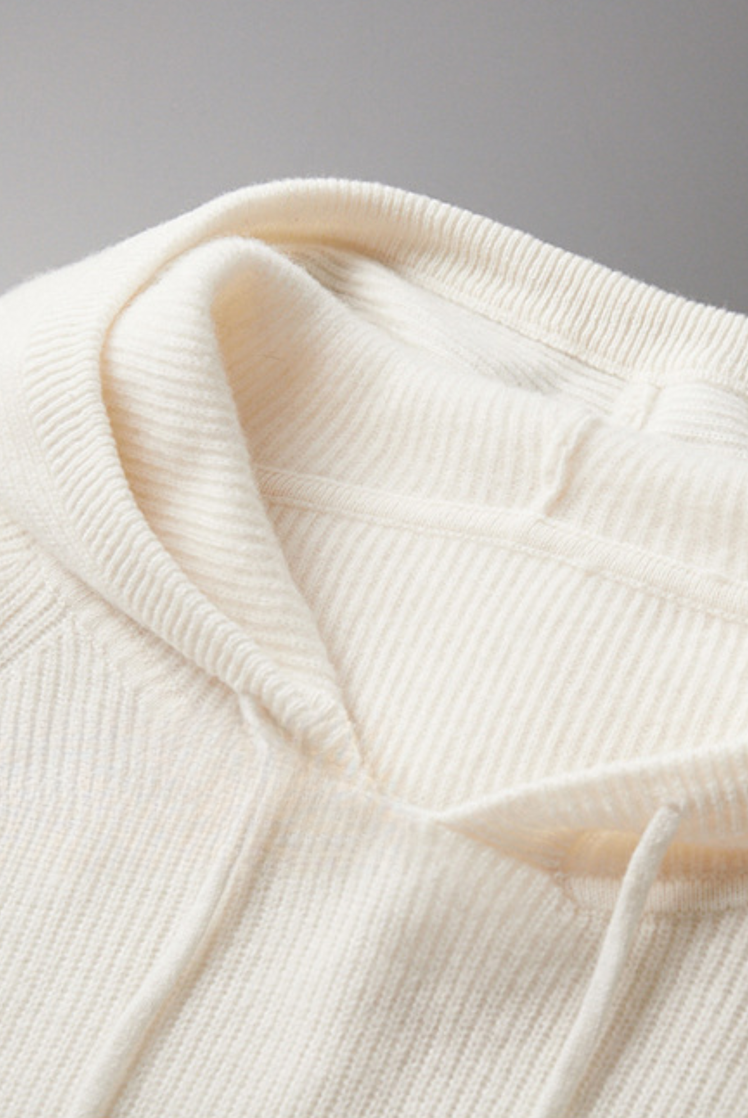 White Donati Wool Jogger Set