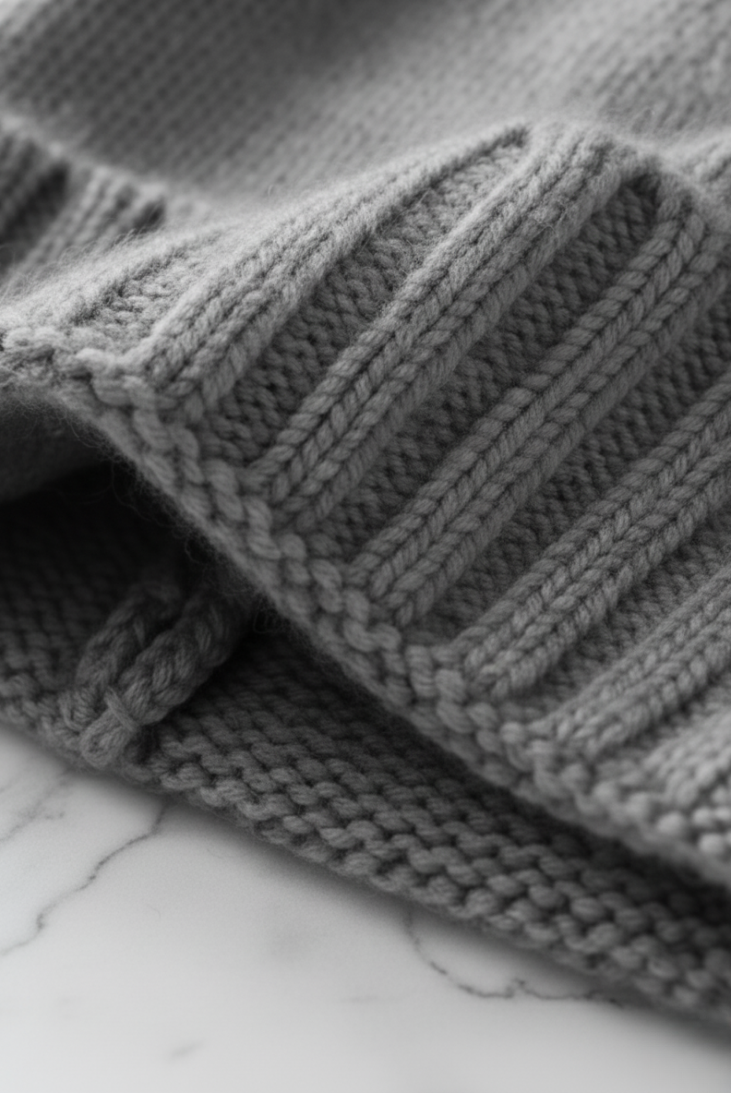 Light Grey Premium Cashmere Beanie