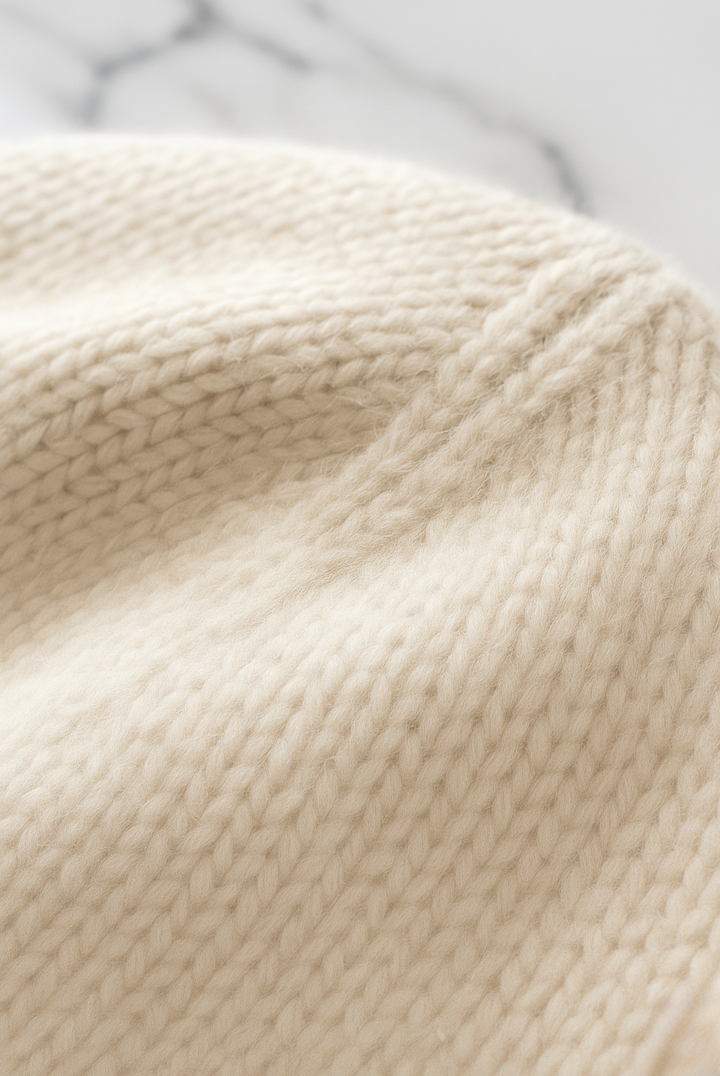 Sand Premium Cashmere Beanie