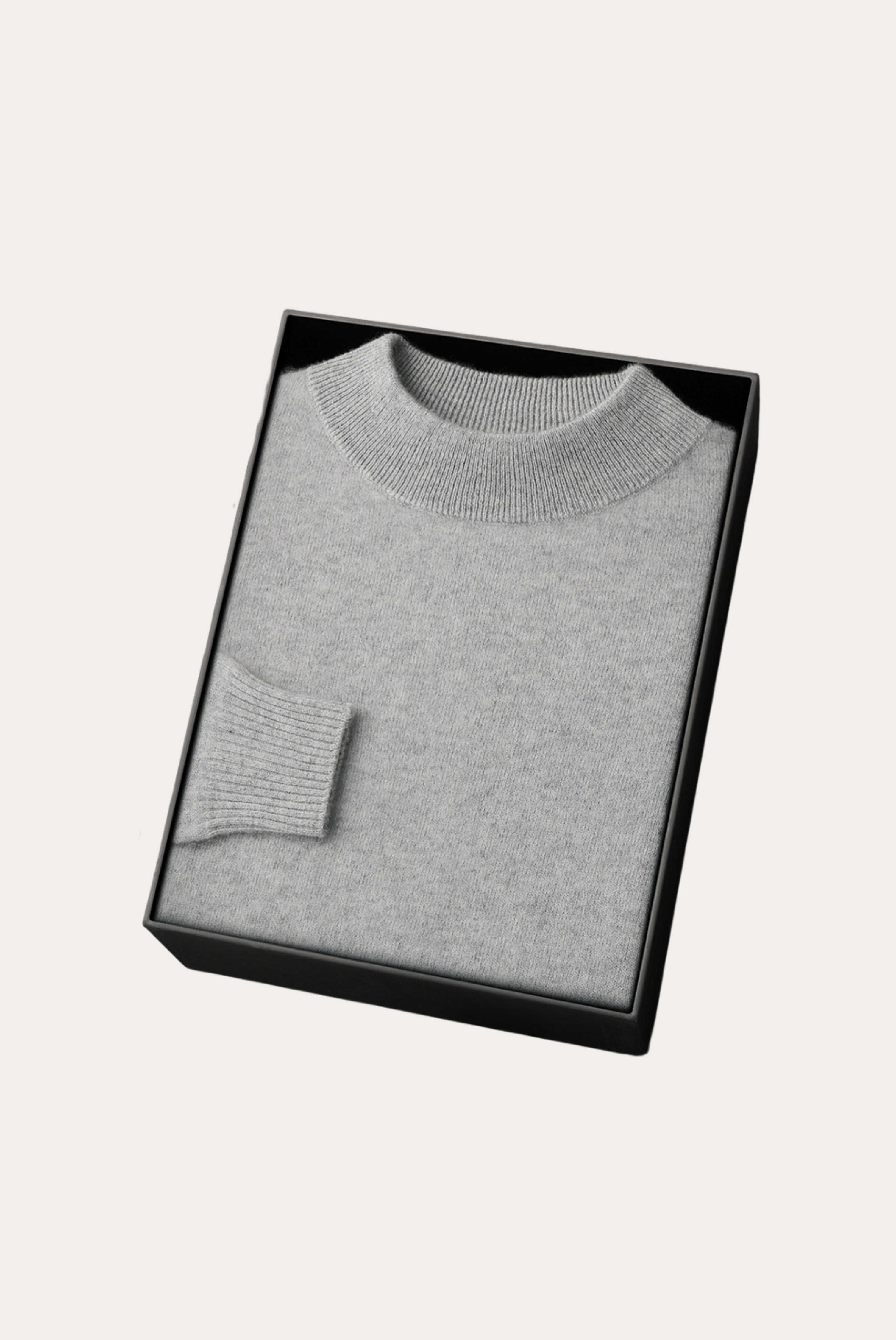 Light Grey Cashmere Crewneck