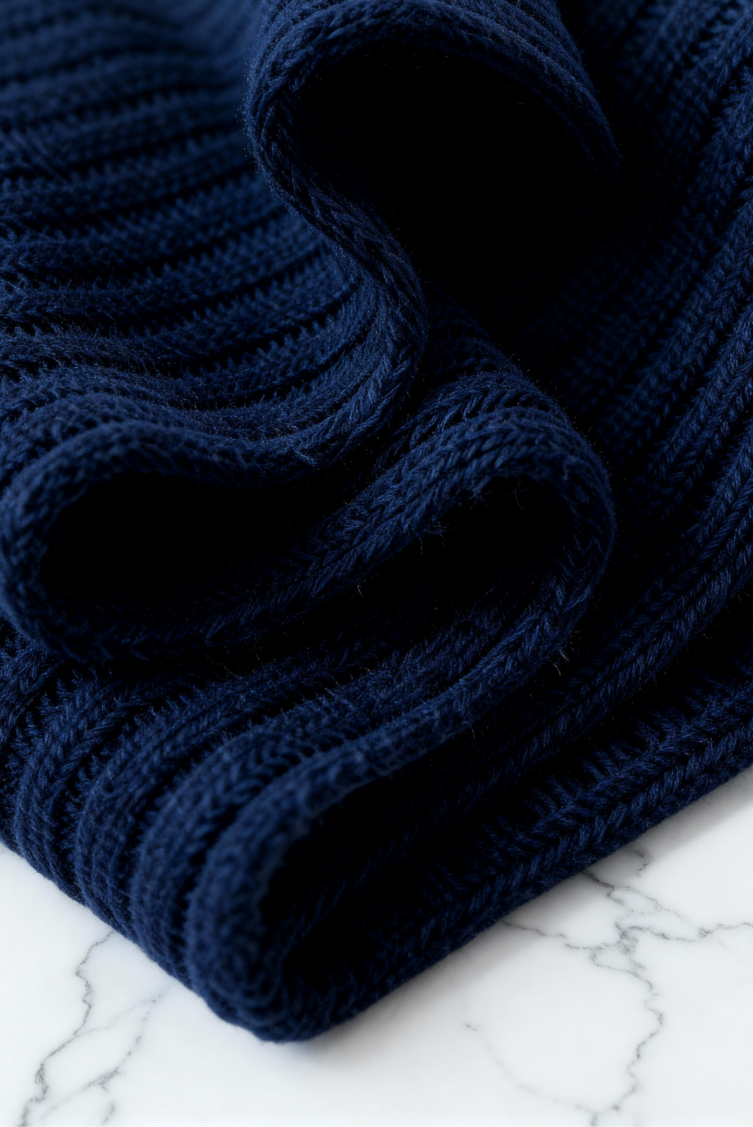 Navy Blue Merino Wool Wintertime Essentials