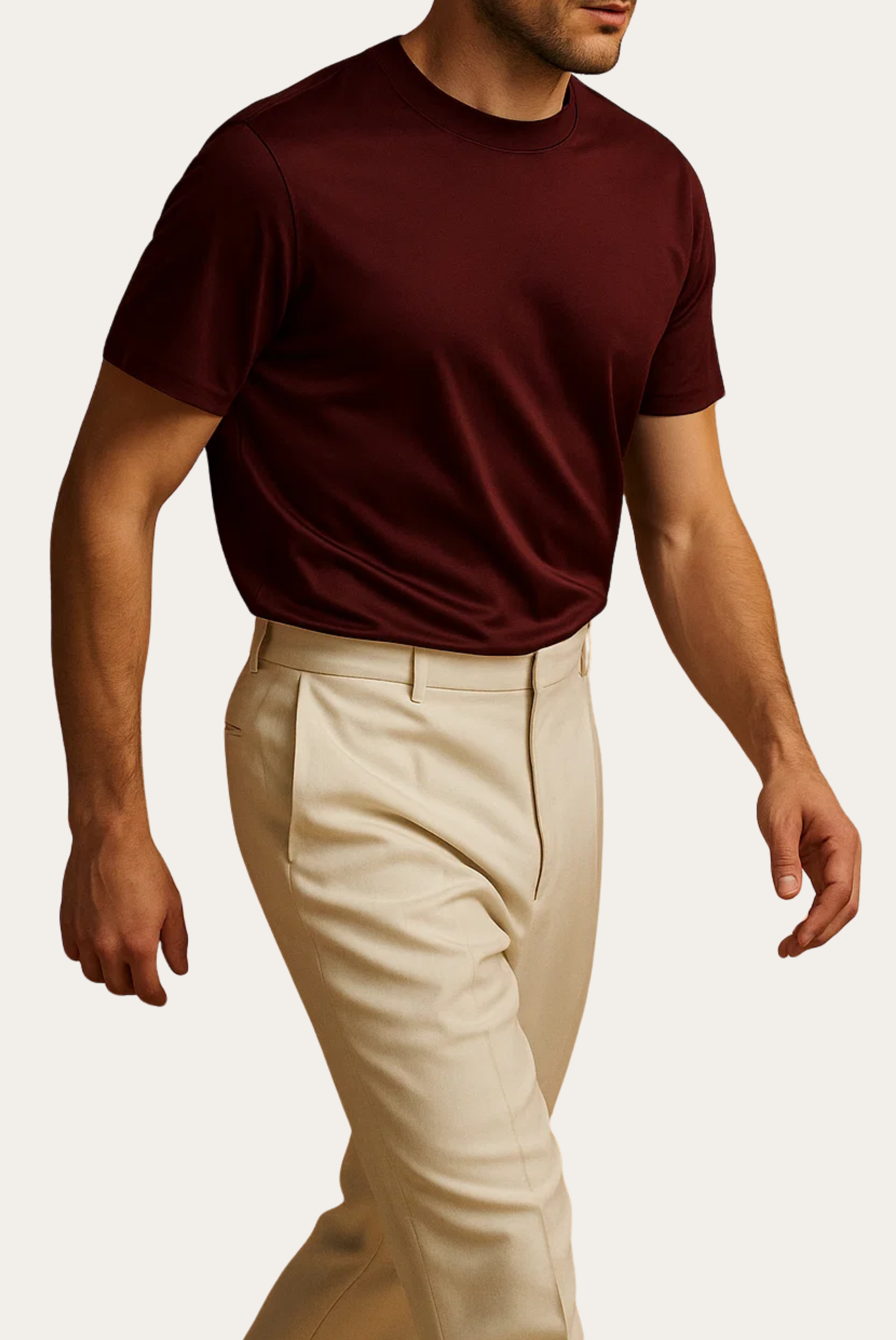 Burgundy Red Imperial Tee
