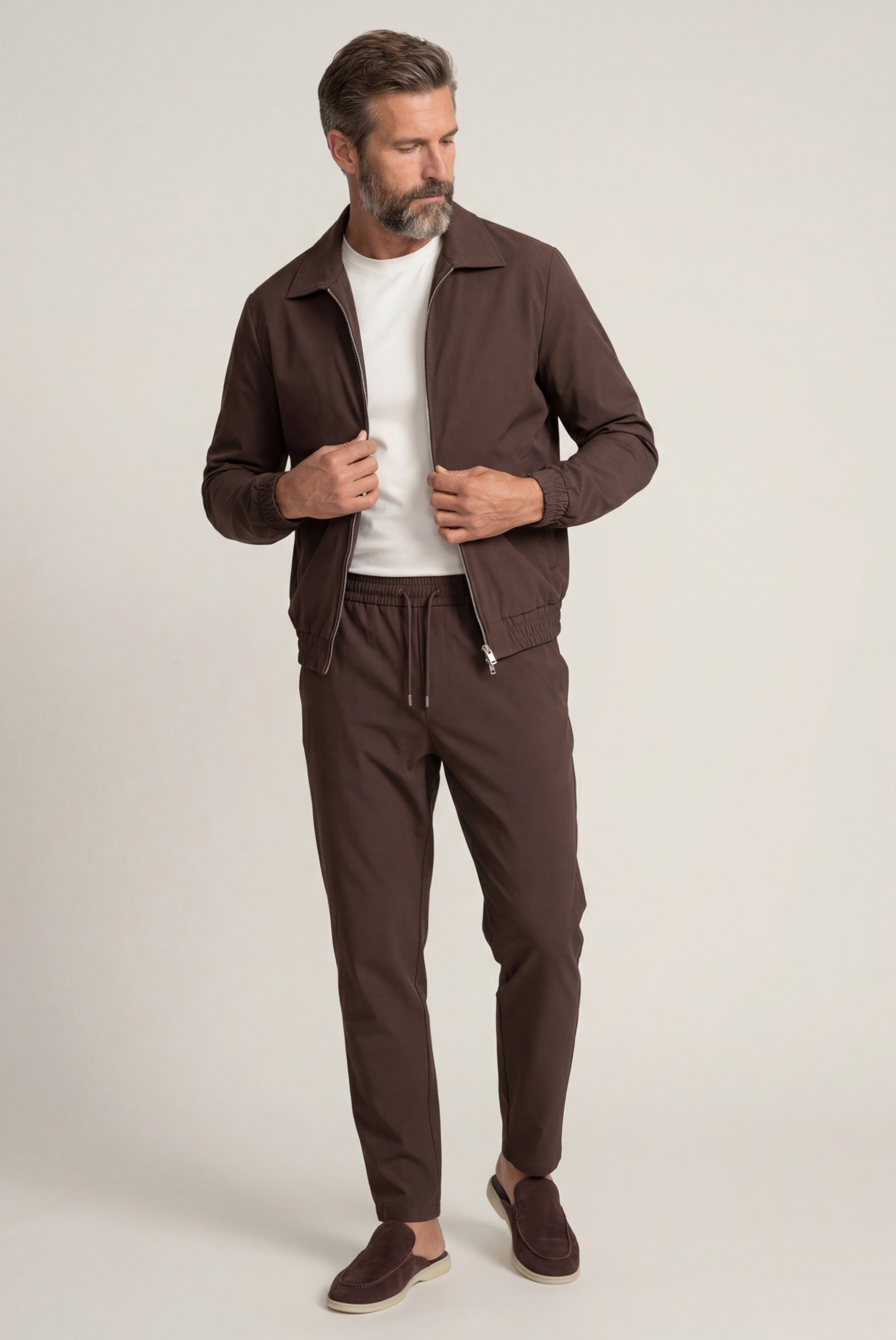 Copper Brown Tech Suit