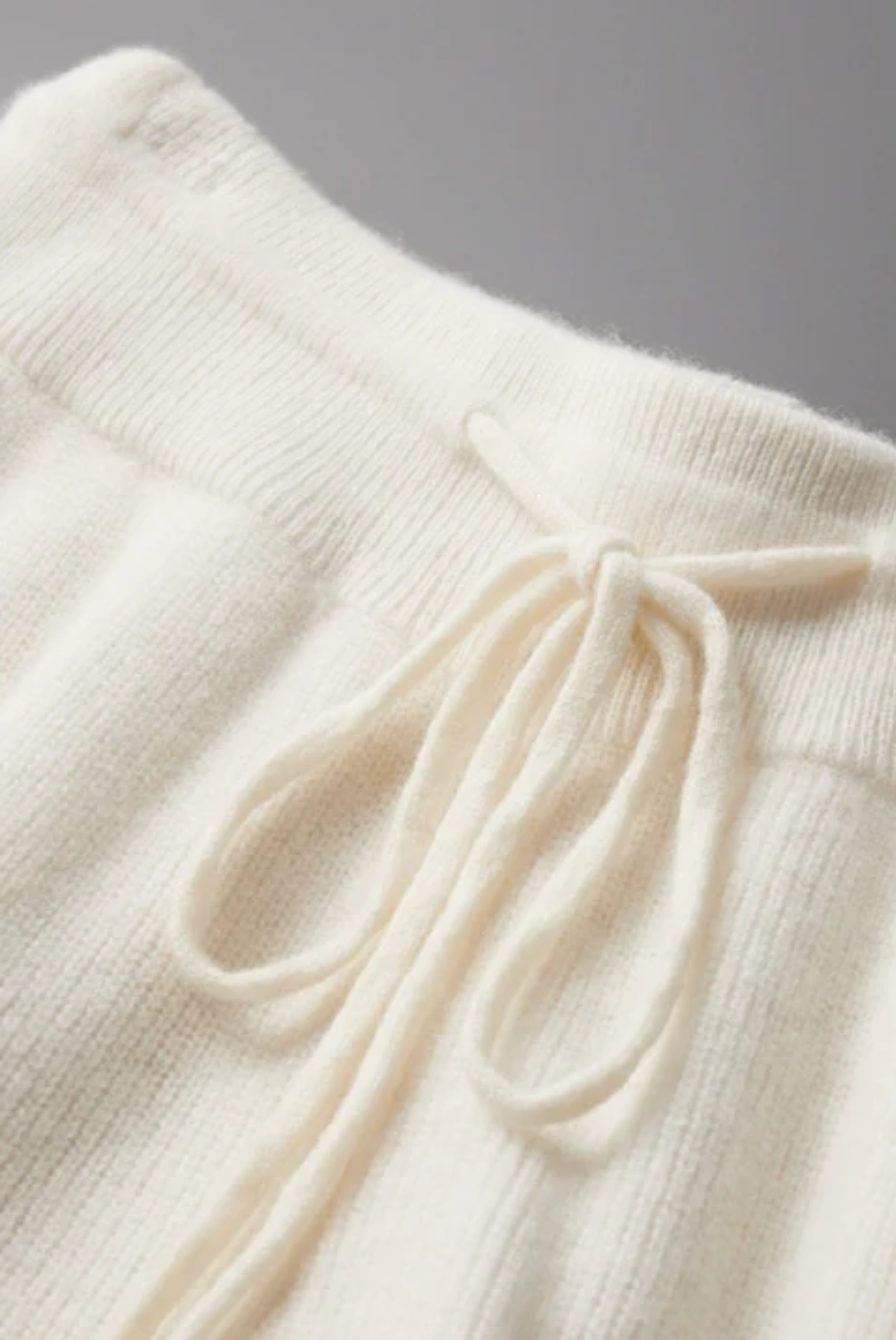 White Donati Wool Jogger Set