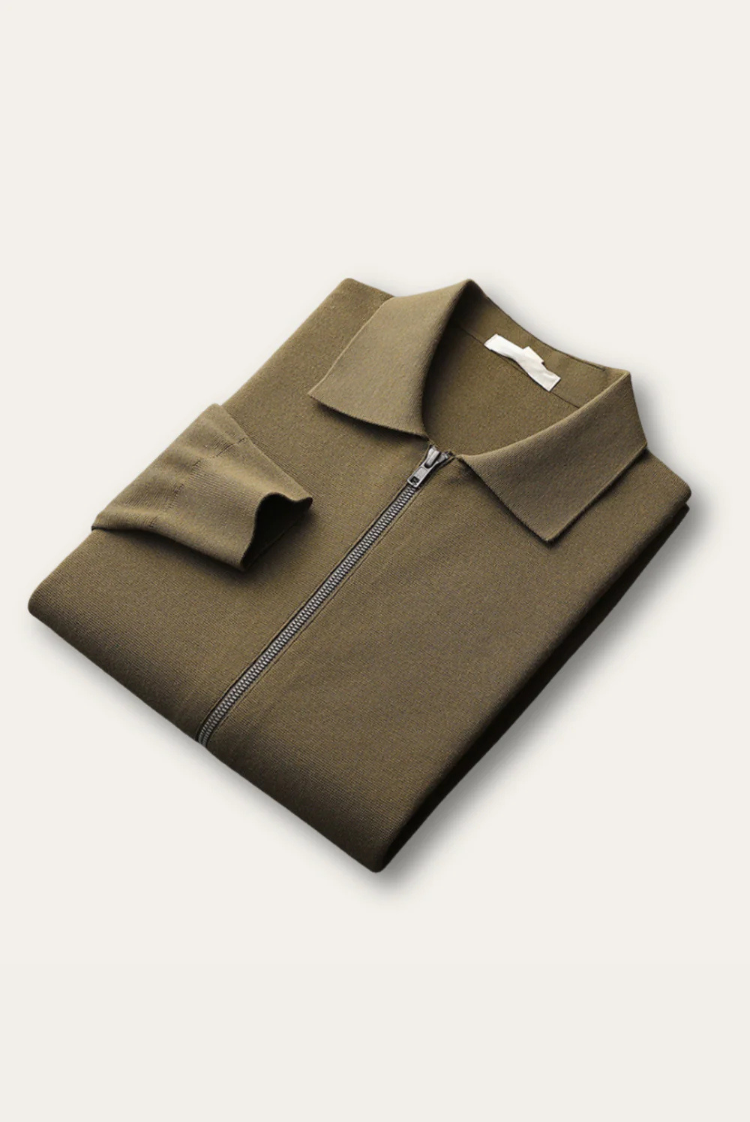 Coffee Polo Cardigan