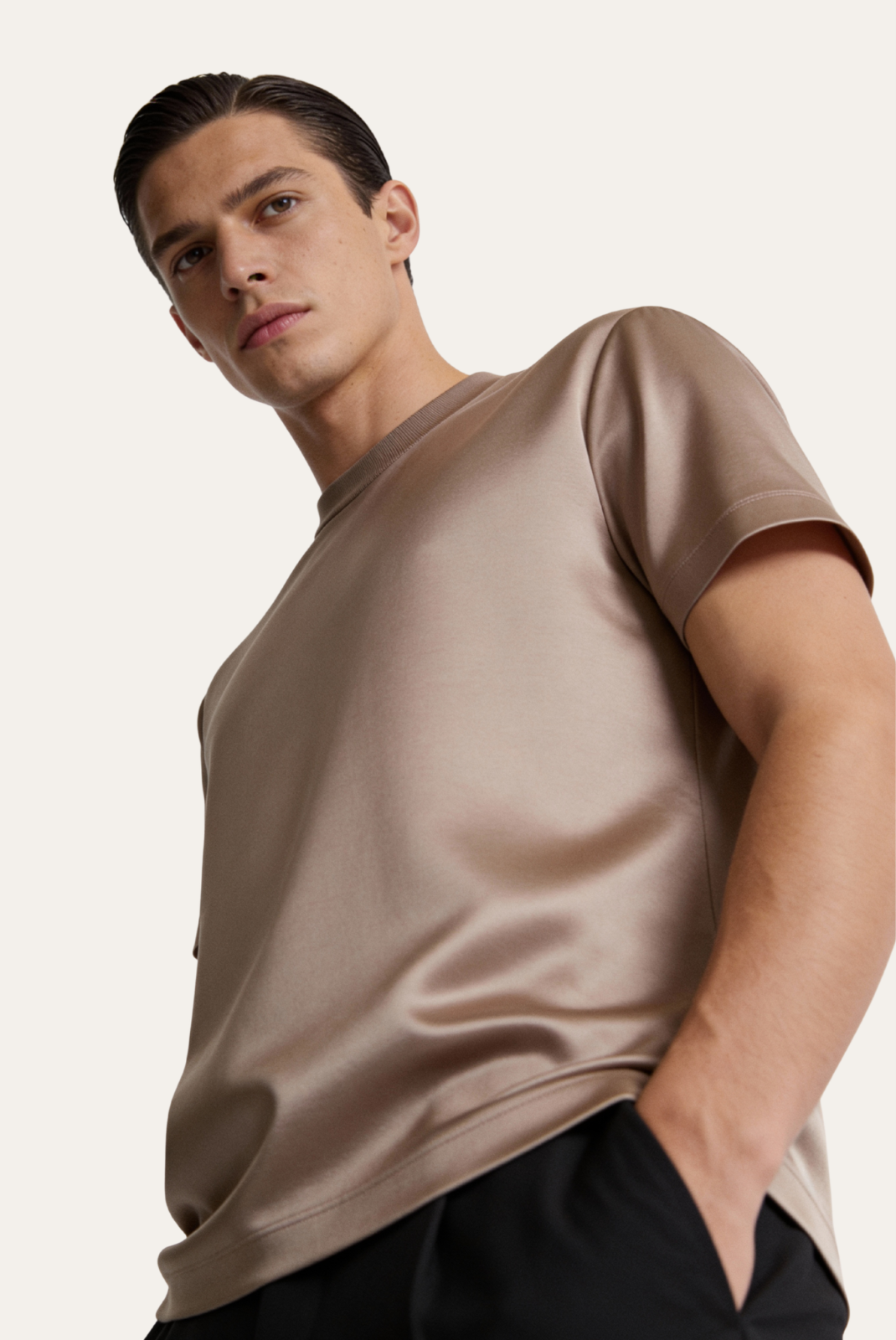 Taupe Imperial Tee