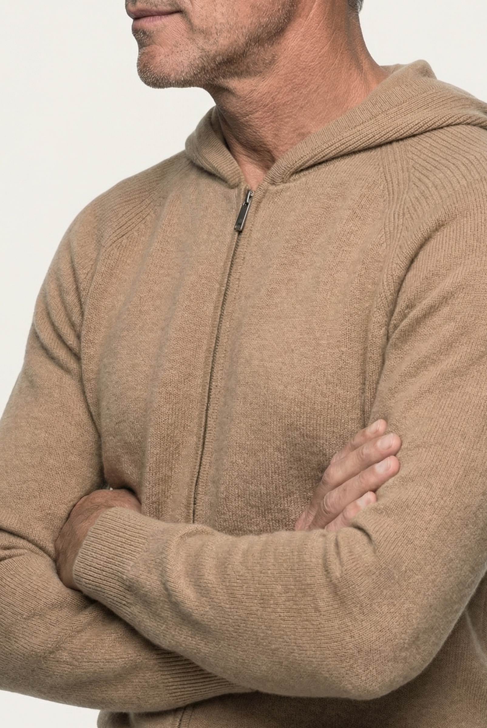 Camel Donati Wolljacke mit Reißverschluss