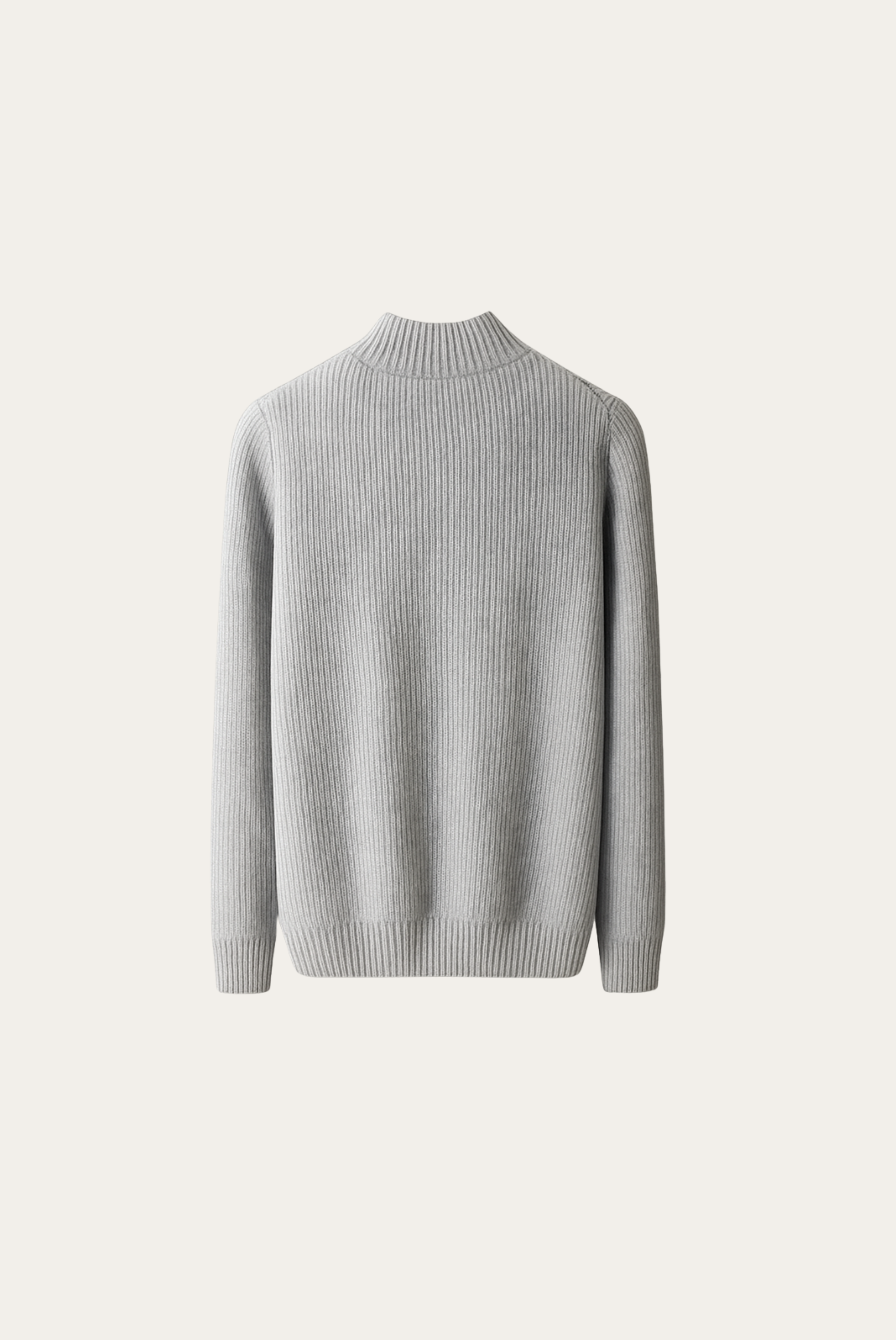 Graue Donati-Strickjacke