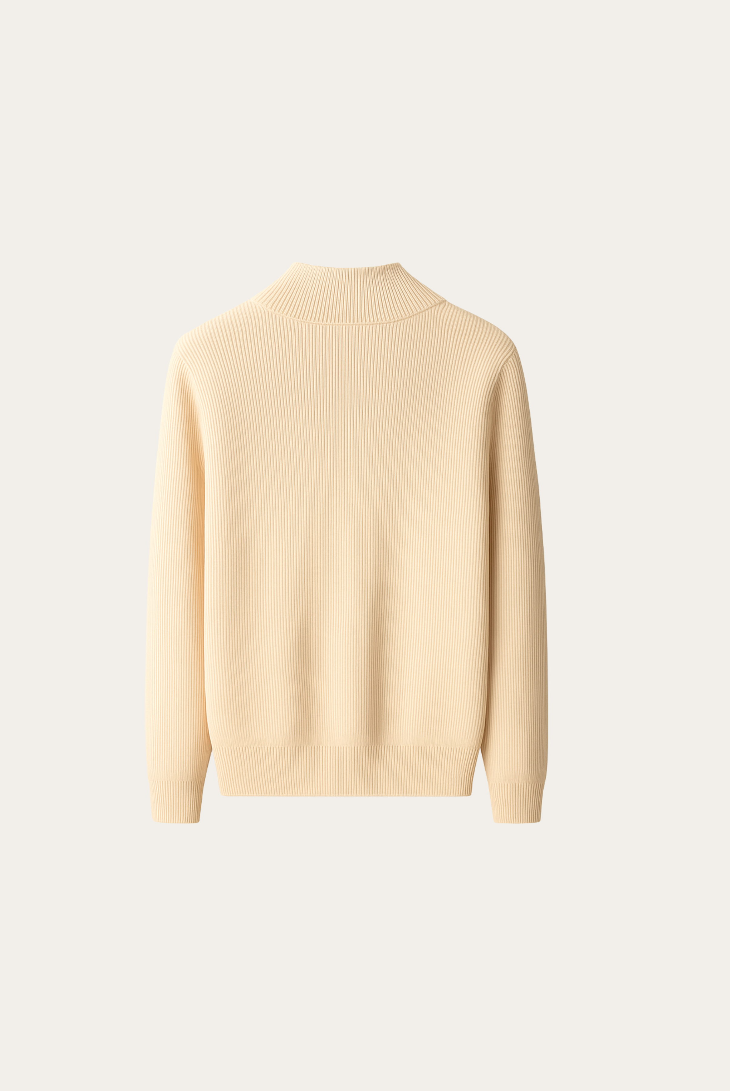Beige Wool Cardigan