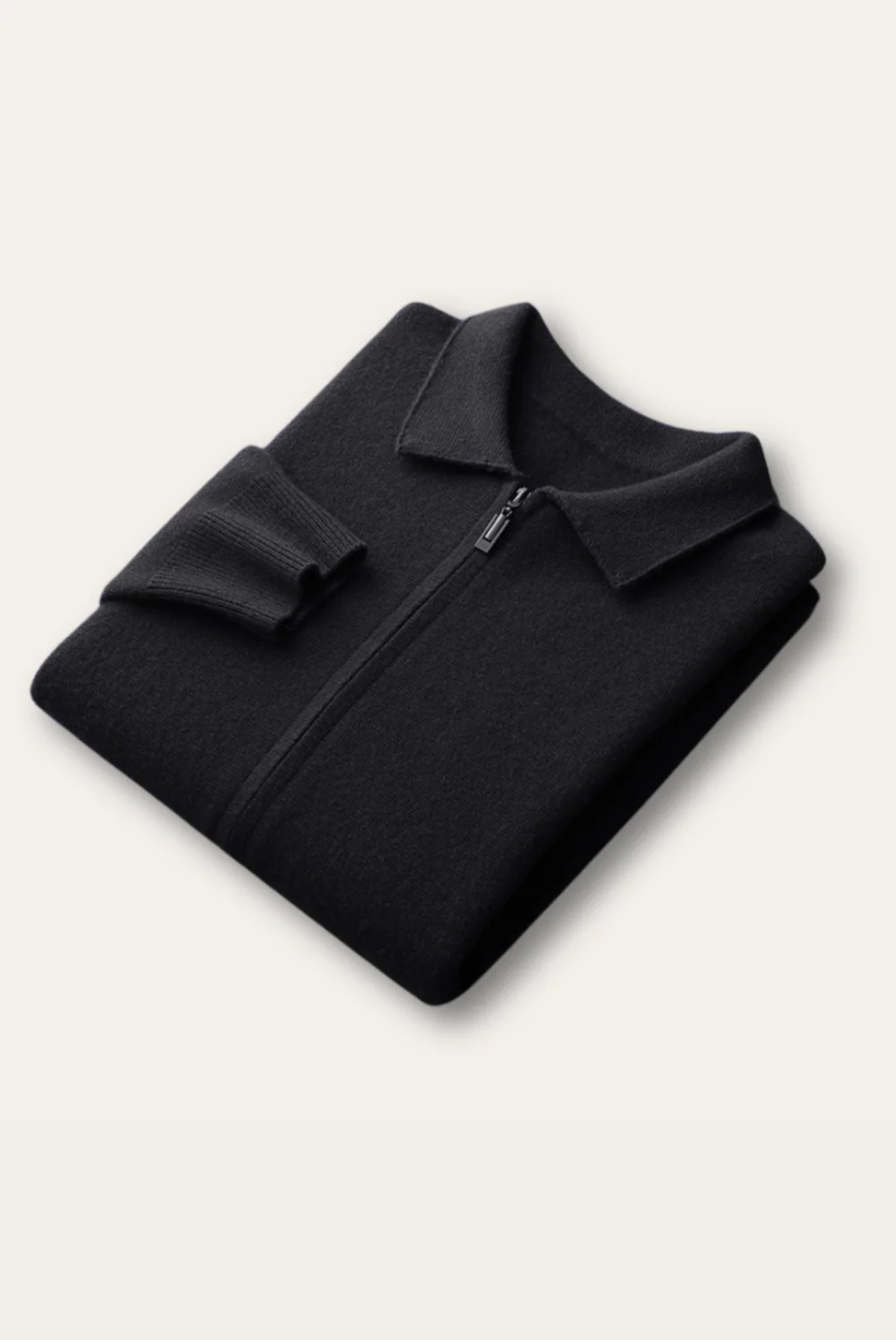 Black Polo Cardigan