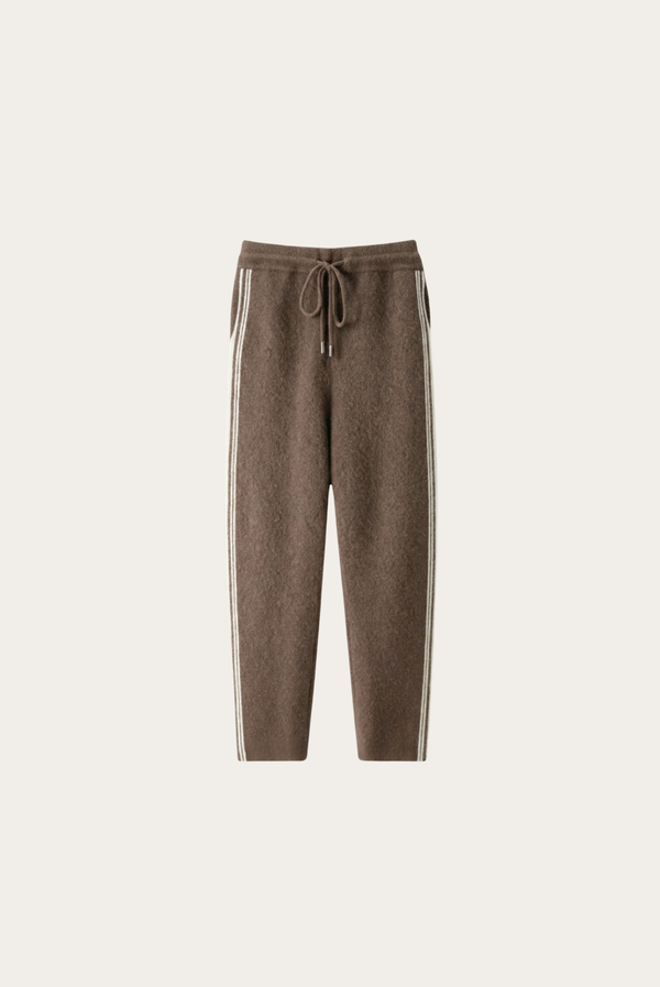 Calças de Lã Merino Mocha Escuro
