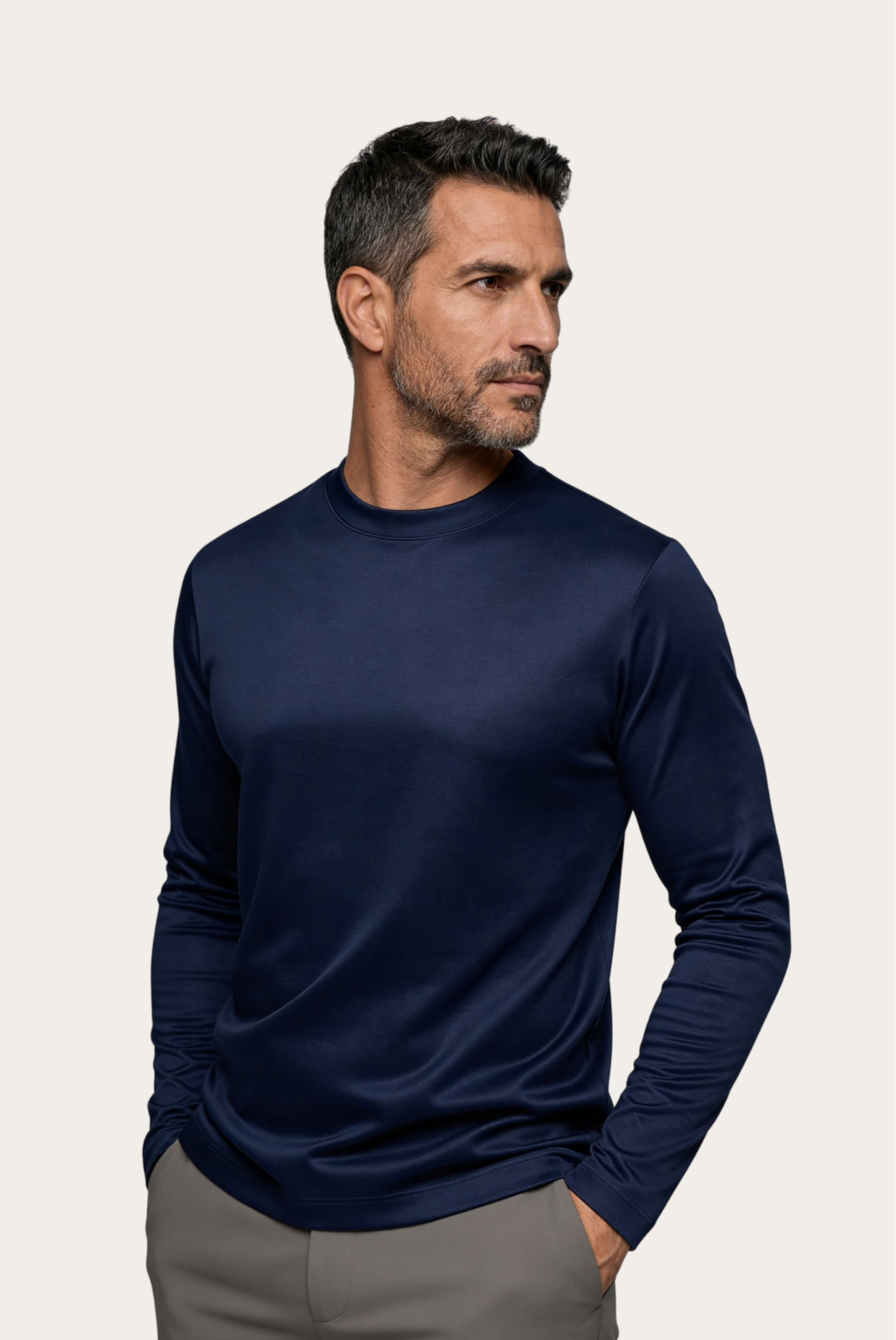 Imperial Long Sleeve Bleu Marine