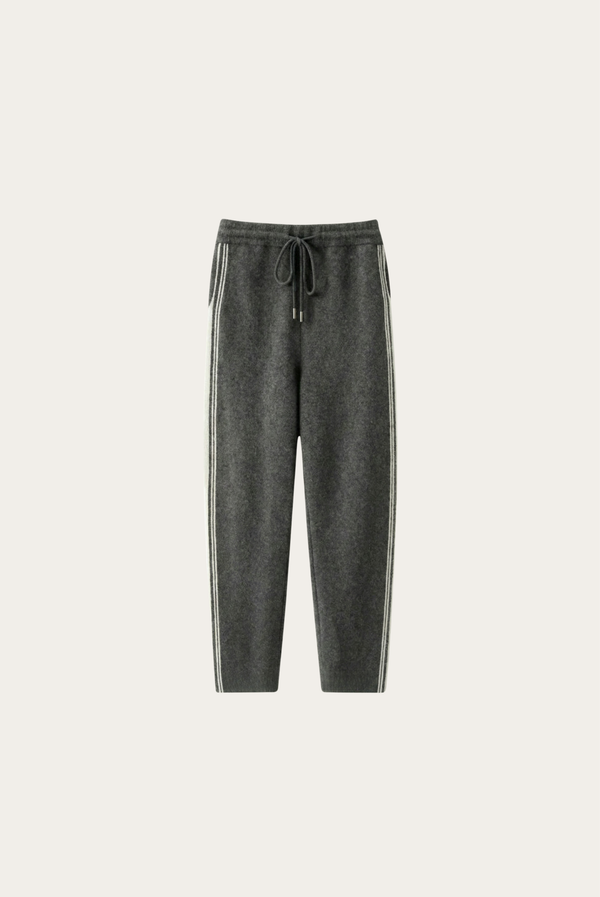 Calças de Lã Merino Cinza Escuro