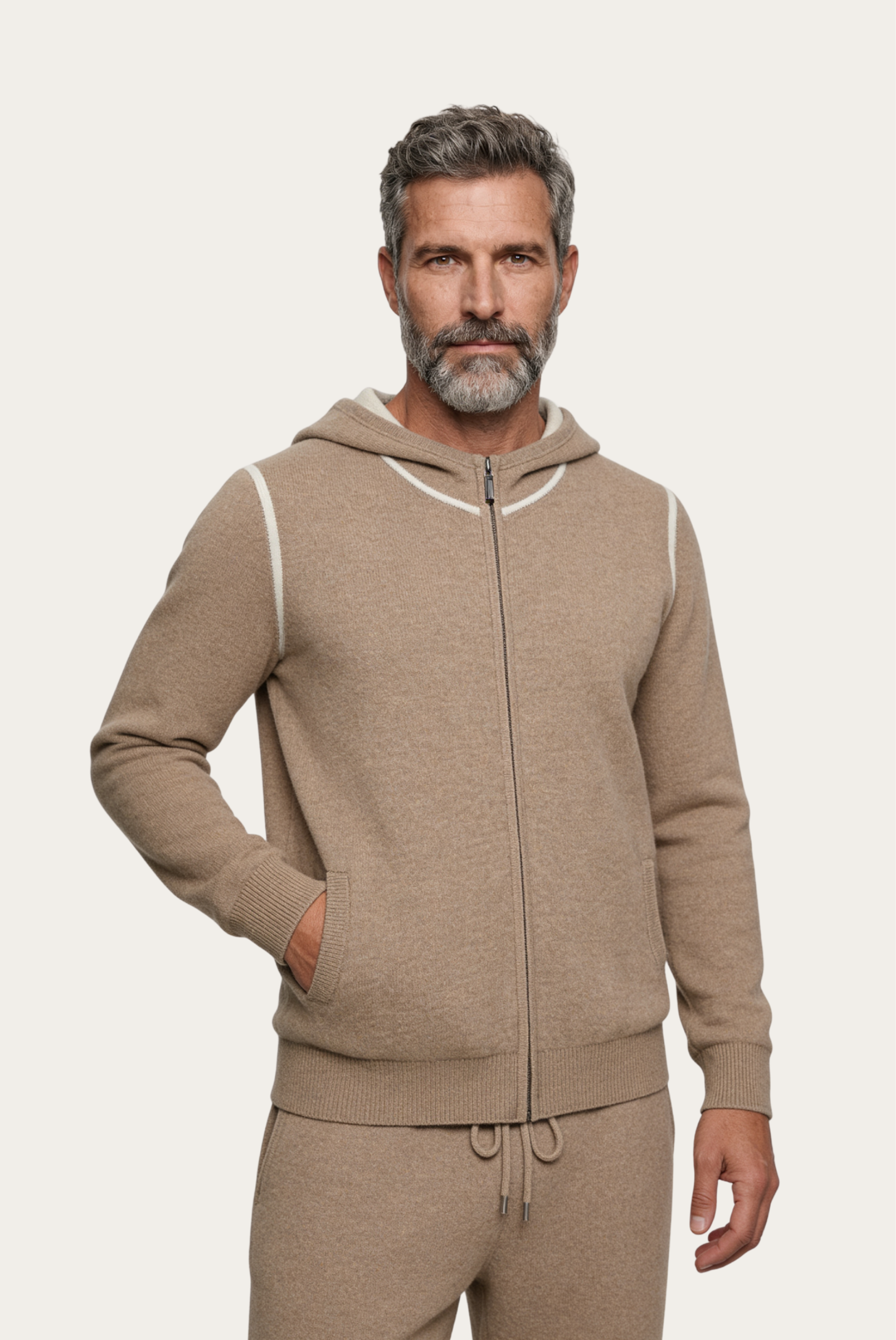 Beige Dune Cashmere Set