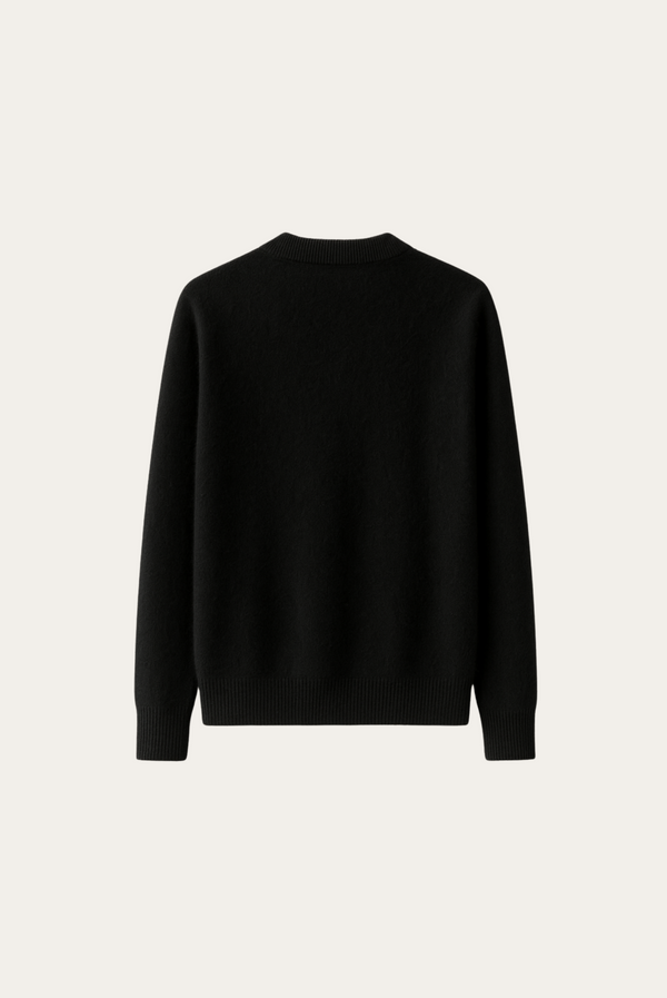 Black Cashmere Crewneck