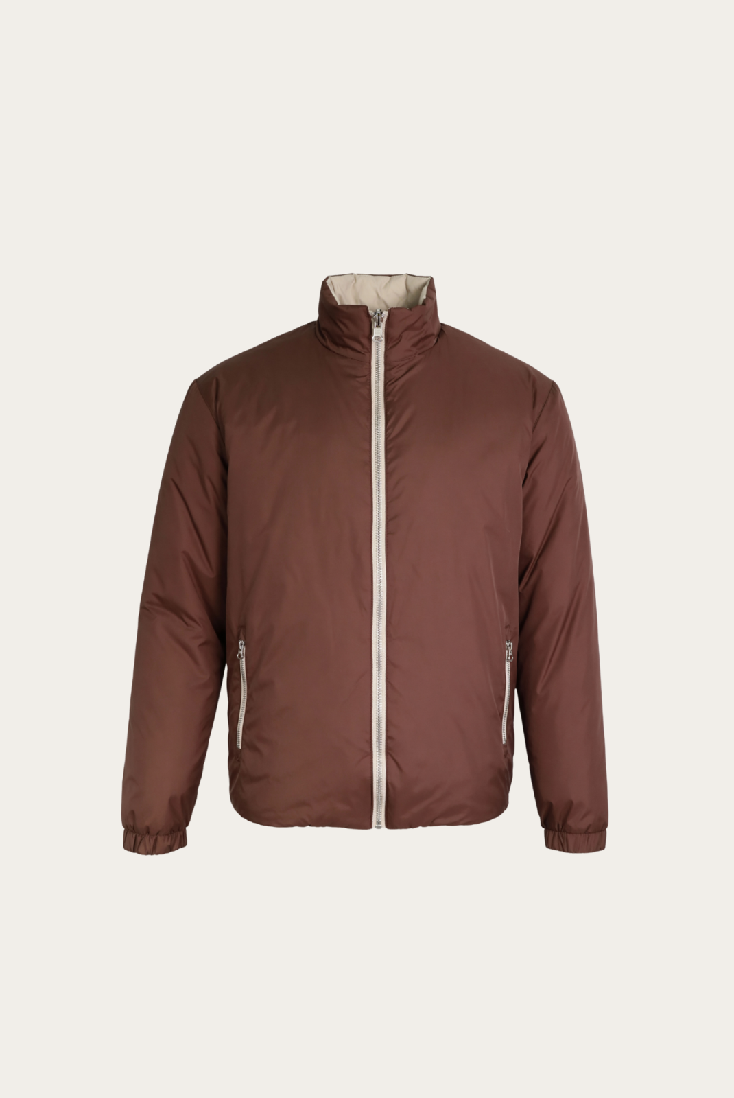 Brown Longsleeve Windbreaker