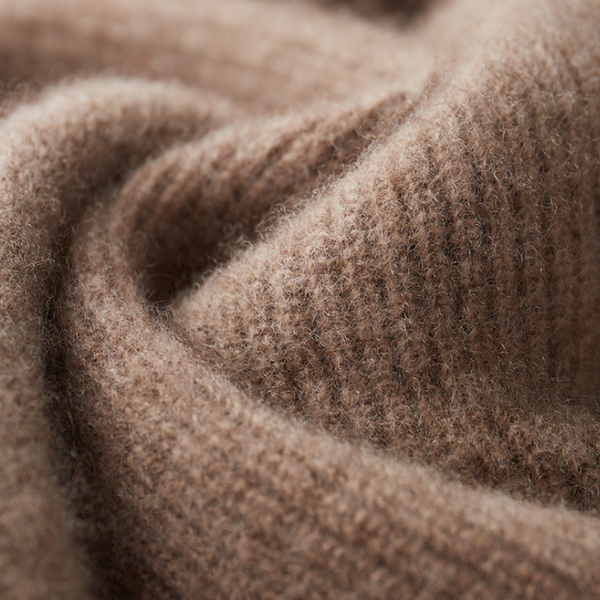 Camel Donati Wool Zip Up