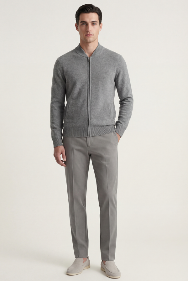 Grey Cashmere Jumper