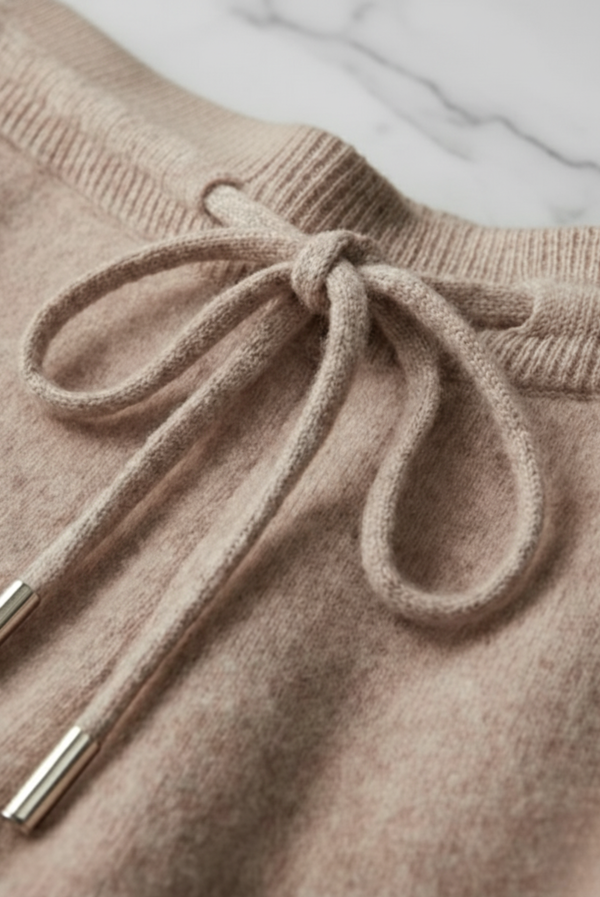 Beige Merino Nocturne Set