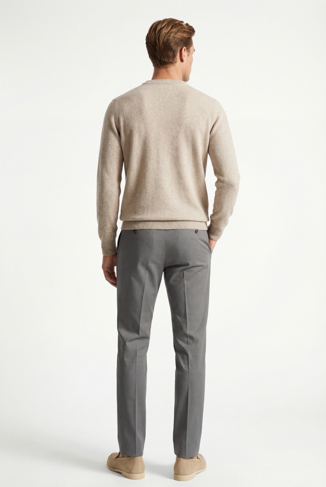 Creme Cashmere Crewneck