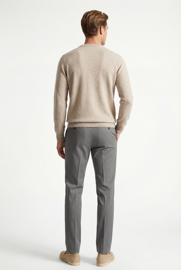Creme Cashmere Crewneck