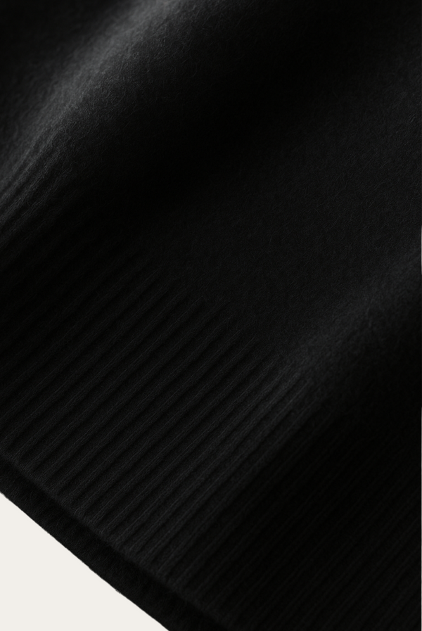 Black Cashmere Crewneck