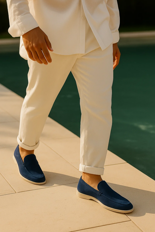 Navy Blue Donati Loafer