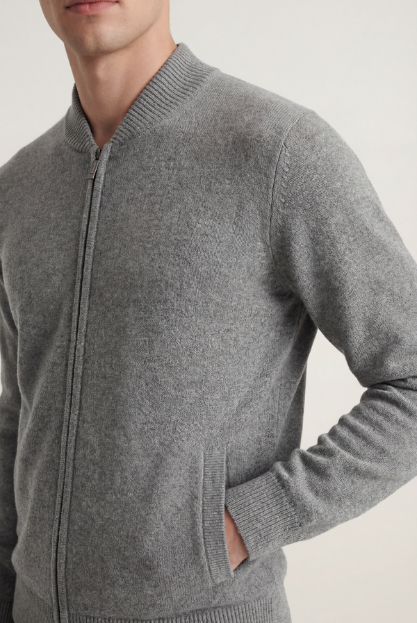 Grey Cashmere Jumper